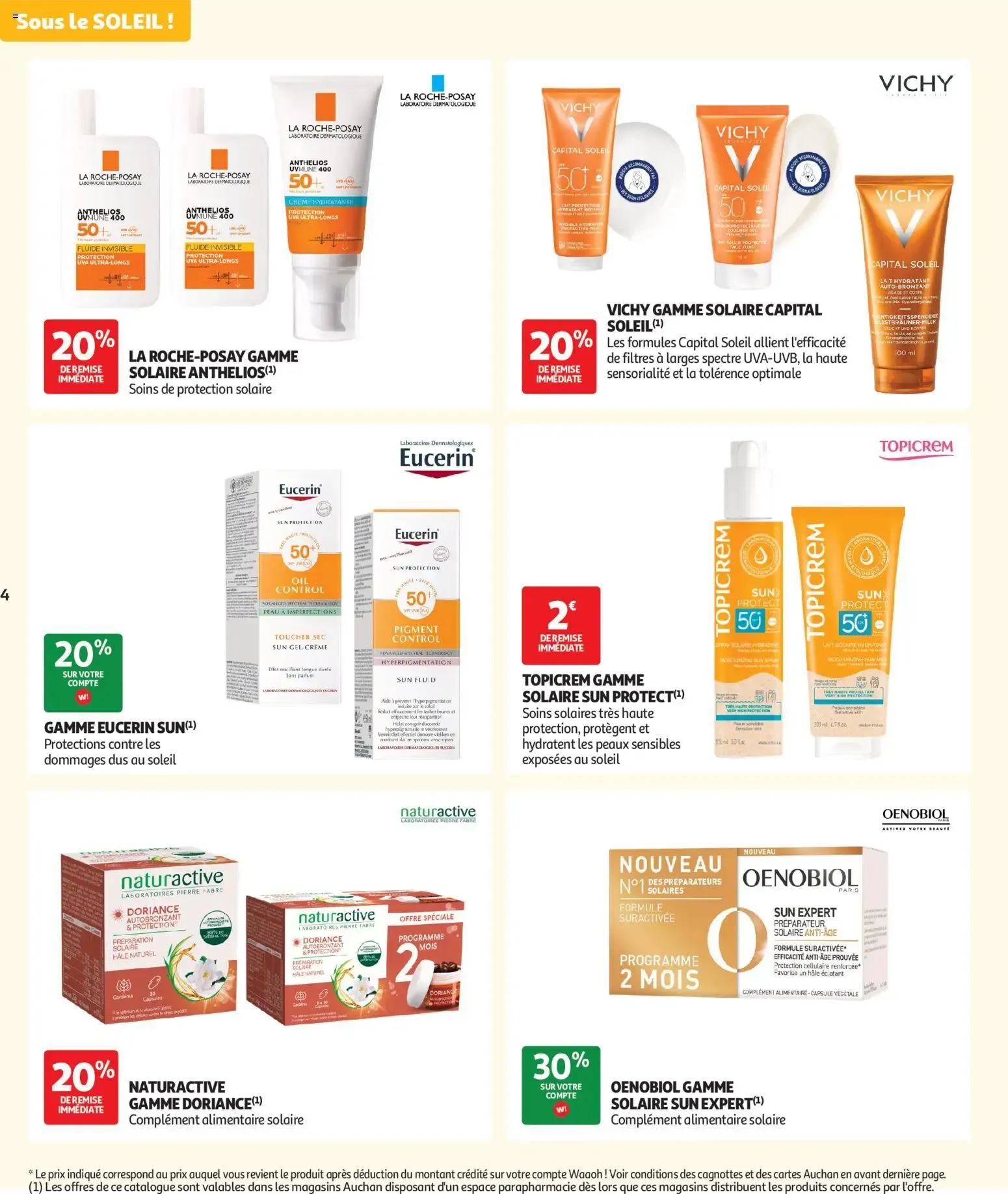 Auchan Parapharmacie, beauté à partir du 02/06/2026 - promo en ligne du 2 juin au 24 juin 2026 - Catalogue page 4