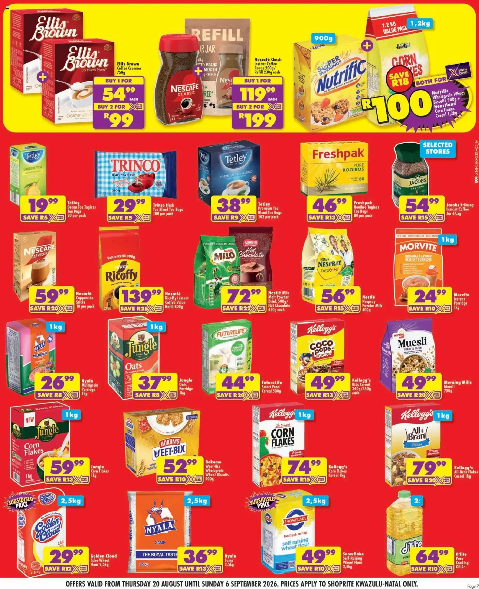 Shoprite: Major League Birthday Deals from 20 August to 6 September 2026 - Catalogue Page 7