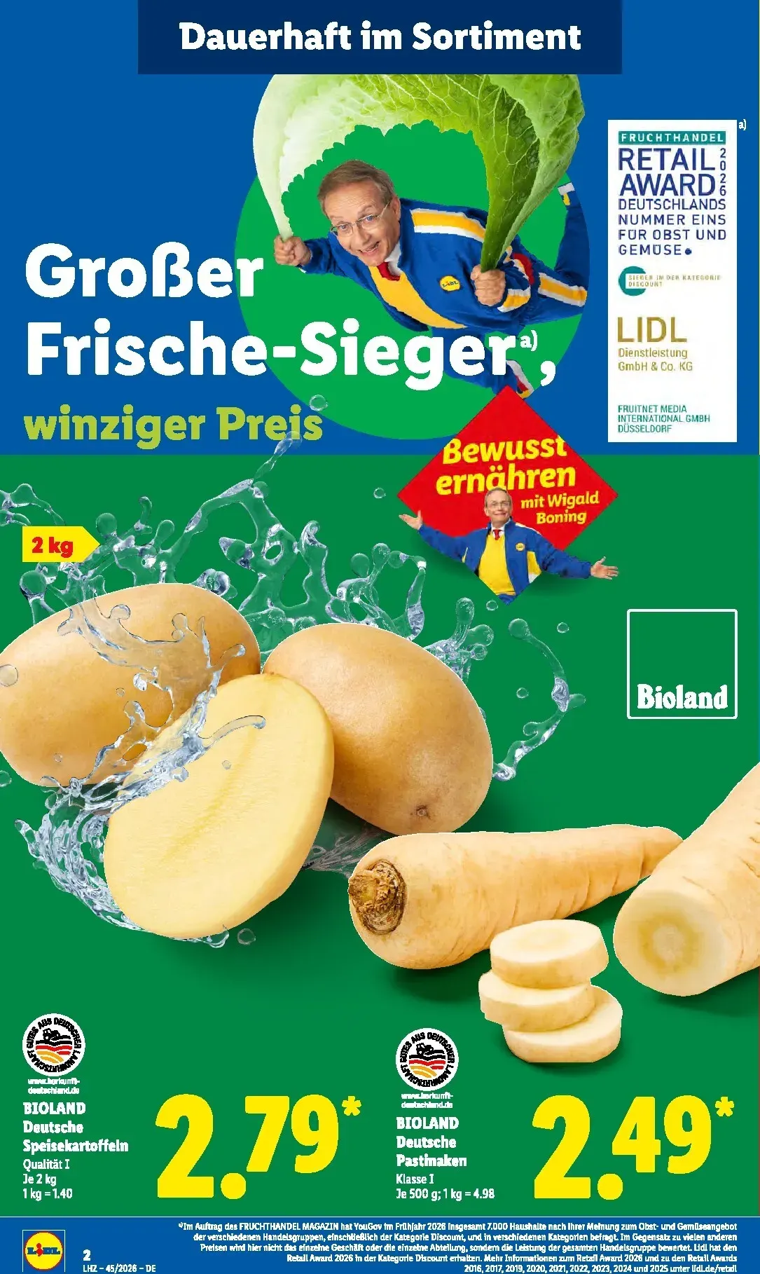 Lidl Sparen beim Preisführer von 2. November bis 7. November 2026 - Prospekt seite 2