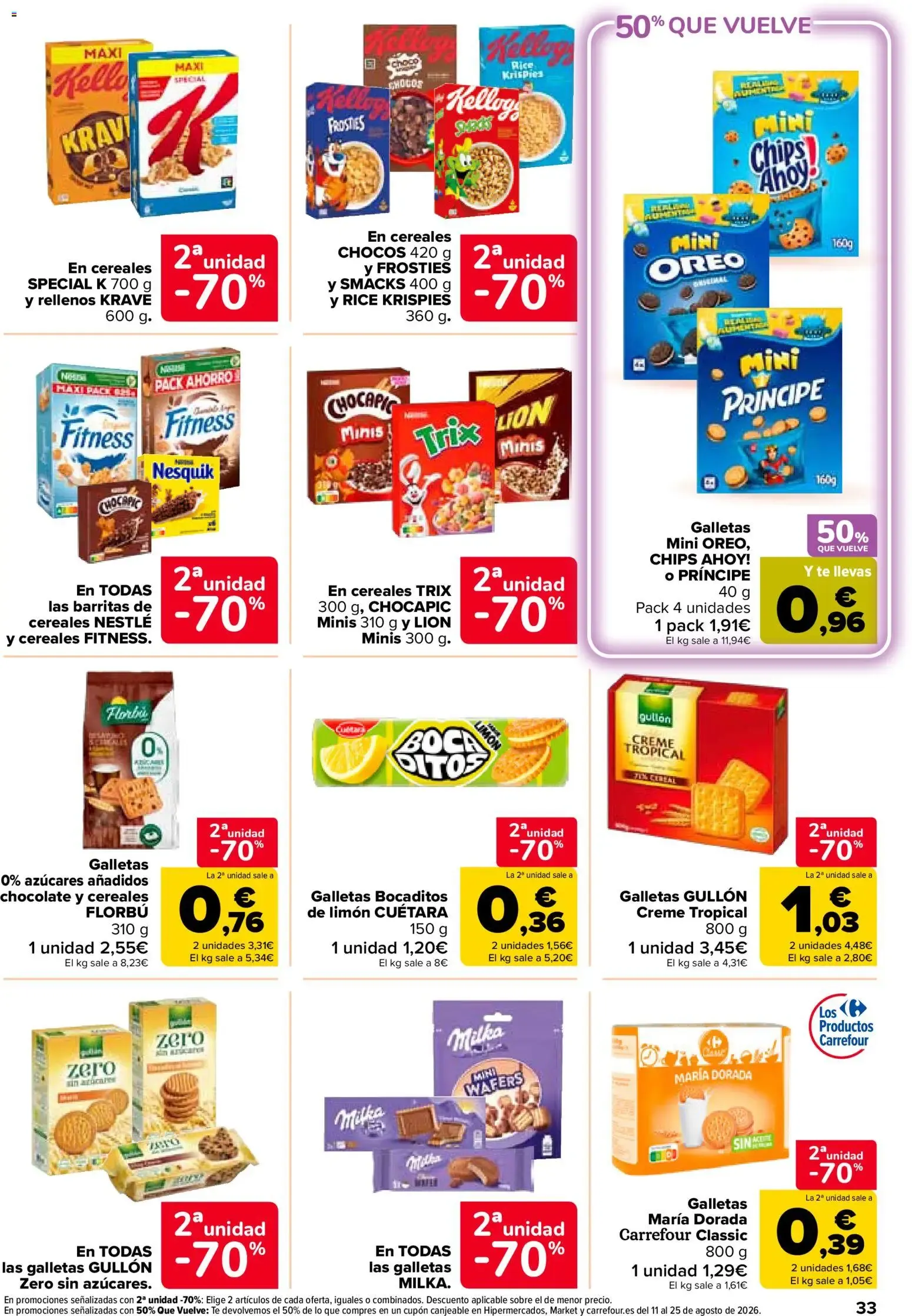 Catálogo de Carrefour: 2ª Unidad al -70% 28 de julio al 10 de agosto 2026 - Página 35