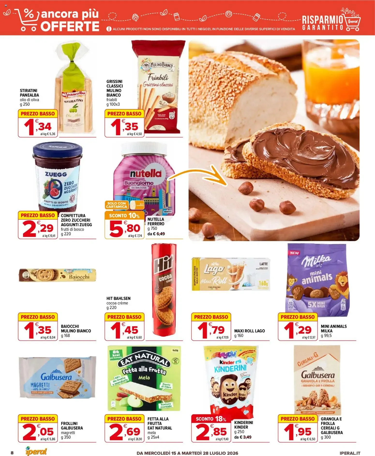 Nuovo Iperal volantino Ancora Più Offerte dal 15/07/2026 > offerte anteprima 🛍️ da 15 luglio a 28 luglio di 2026 - Pagina del volantino 8