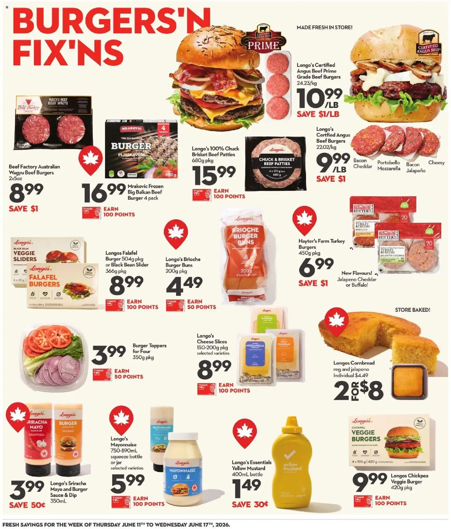 Longo's weekly flyer / circulaire from Jun 11, 2026 > weekly specials & deals from June 11 to June 17 2026 - flyer page 12