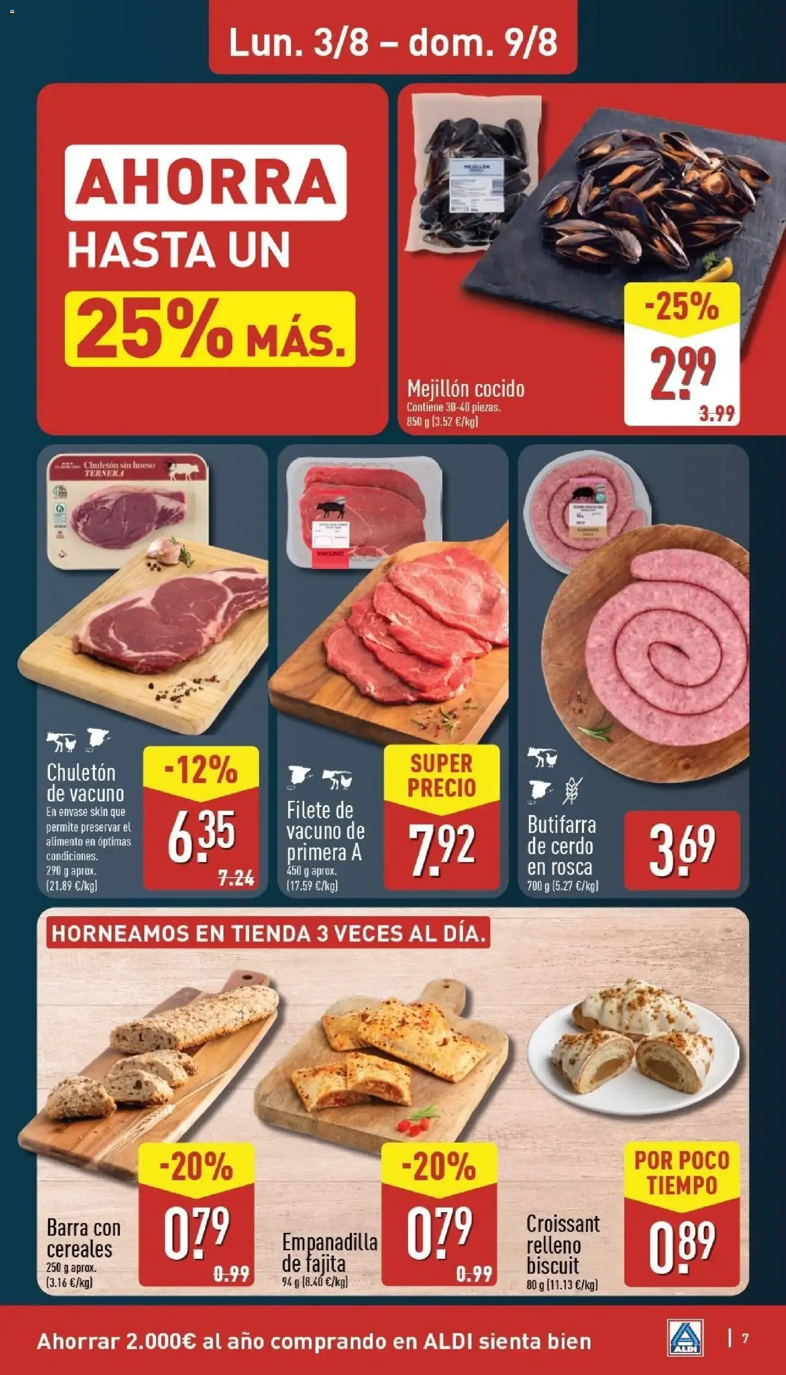 Catálogo de Aldi folleto Península del 03/08/2026 | Catálogo 3 de agosto al 9 de agosto 2026 - Página 7