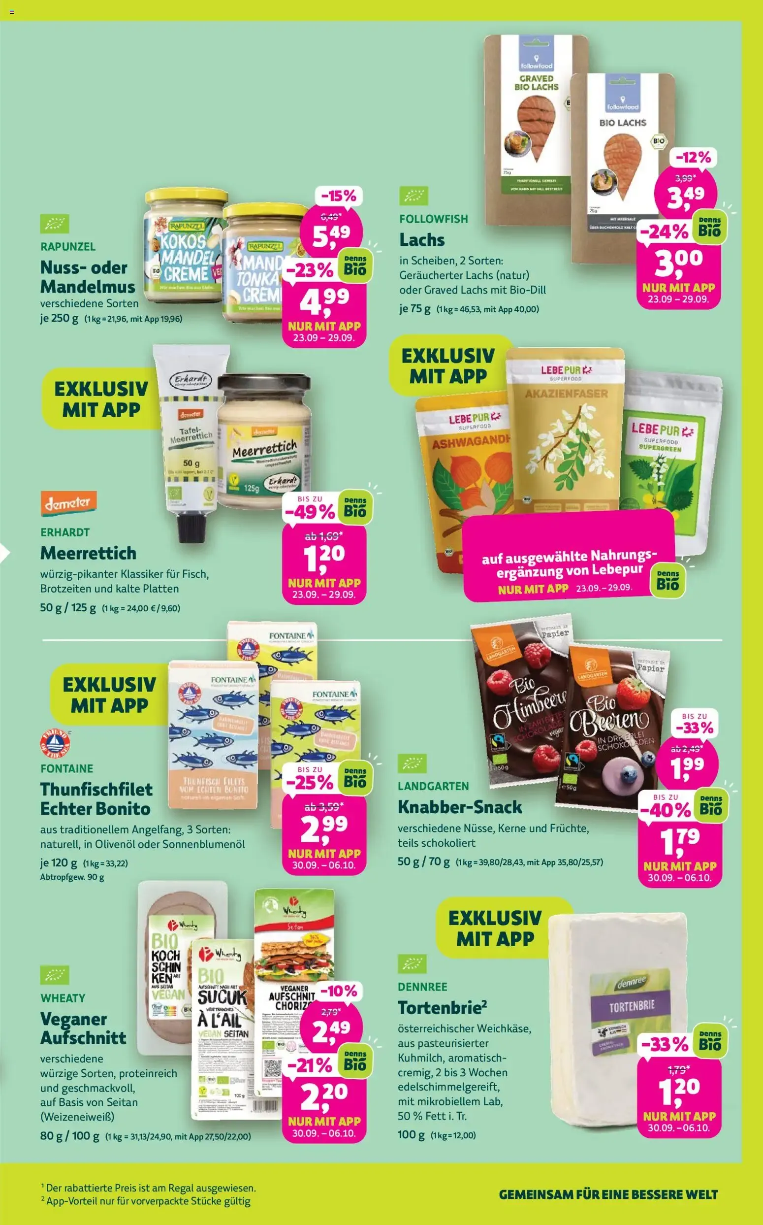 BioMarkt Prospekt (ab 23.09.2026) zum Blättern von 23. September bis 6. Oktober 2026 - Prospekt seite 3