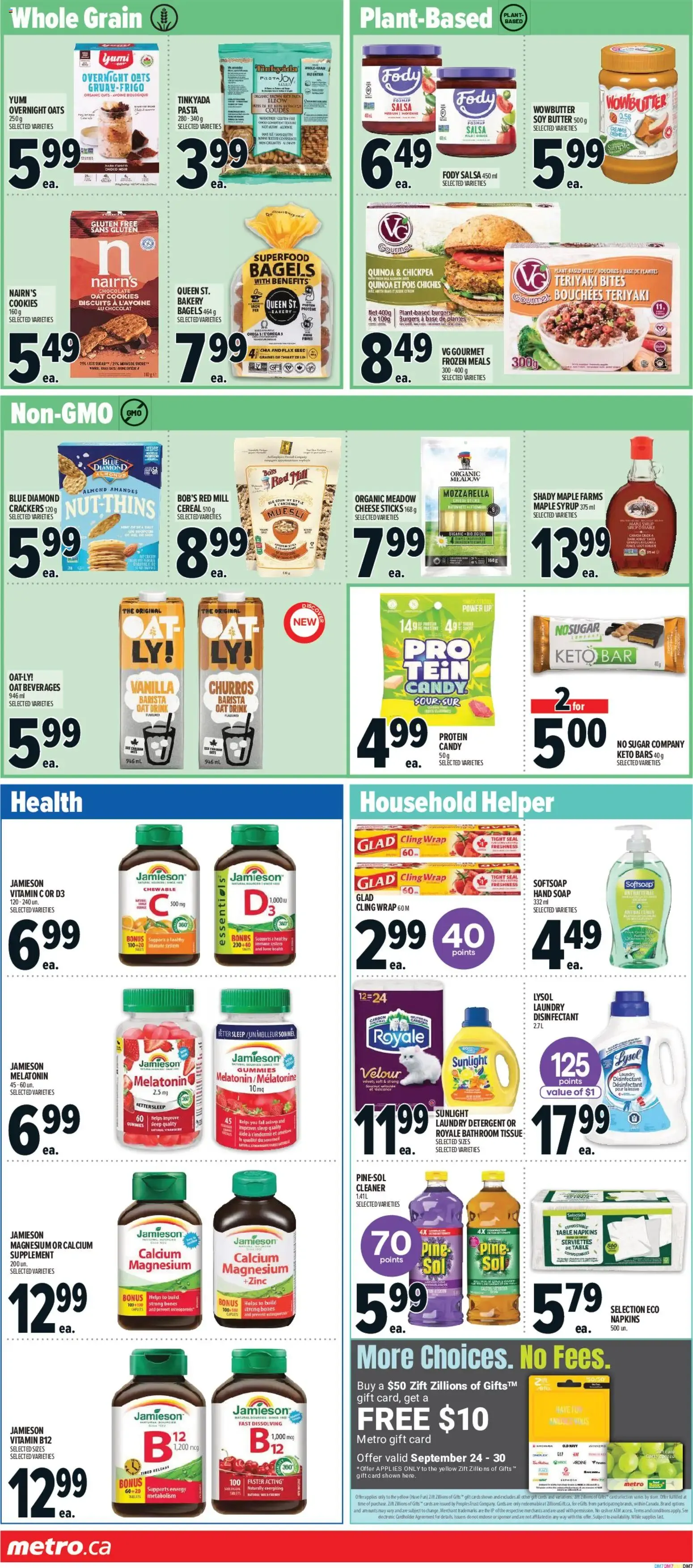 Metro weekly flyer / circulaire from Sep 24, 2026 > weekly specials & deals from September 24 to September 30 2026 - flyer page 13