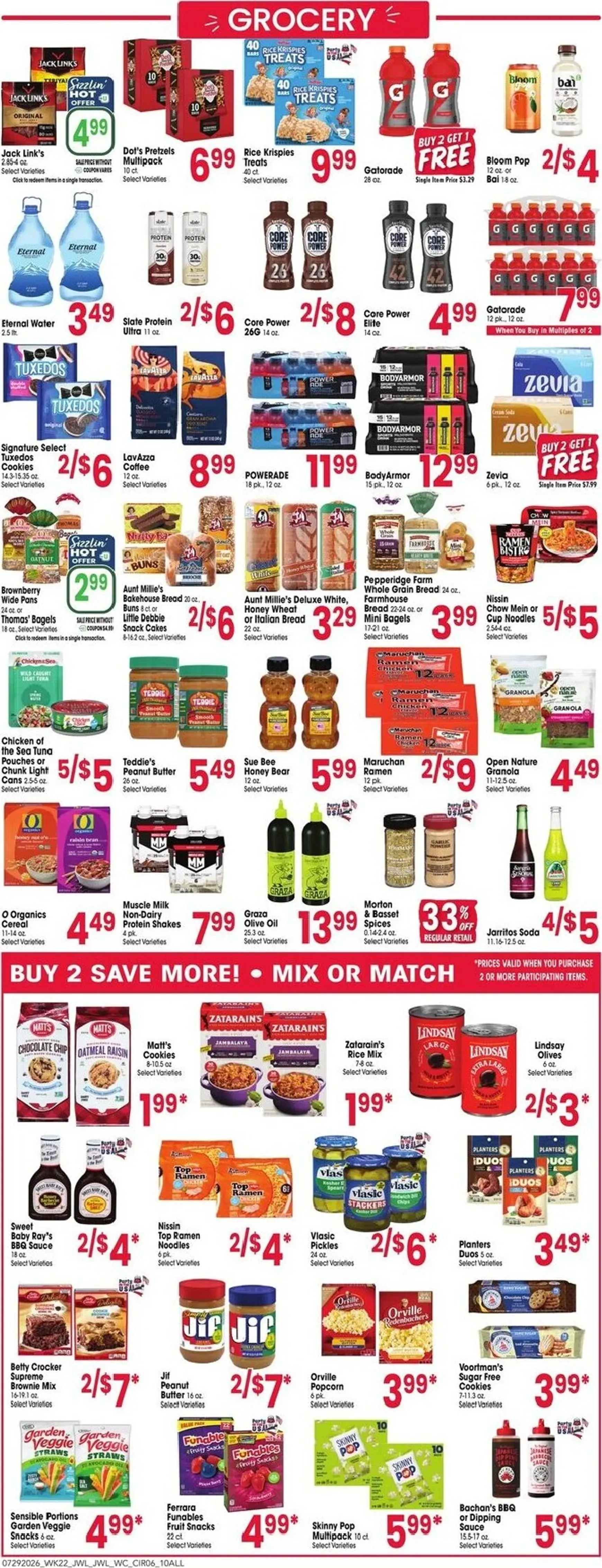 Weekly ad Current Jewel-Osco leaflet valid from Wednesday 07/29/2026 to Tuesday 08/04/2026 from July 29 to August 4 2026 - Page 6