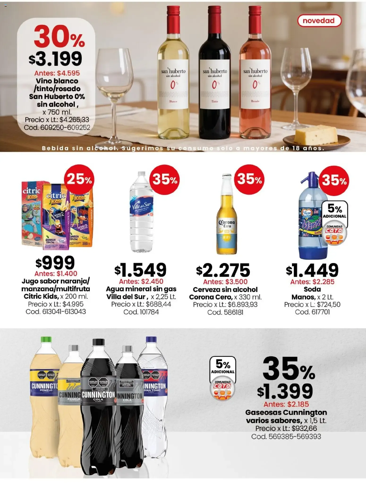 Ofertas de Coto - Ofertas Semanales de Almacén y Bebidas 17 de agosto al 23 de agosto 2026 - Página 7 del catálogo
