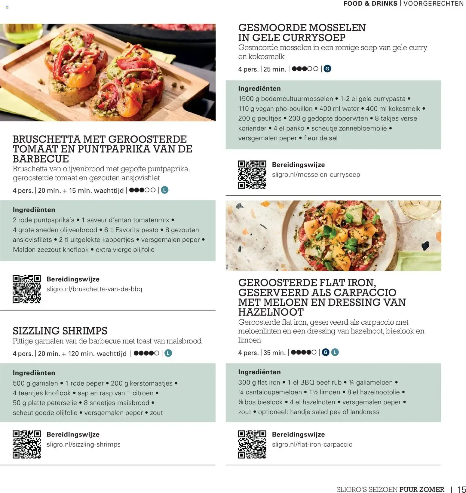 Sligro's Seizoen: Puur Zomer van 19 mei tot 31 augustus 2026 - Folder pagina 15