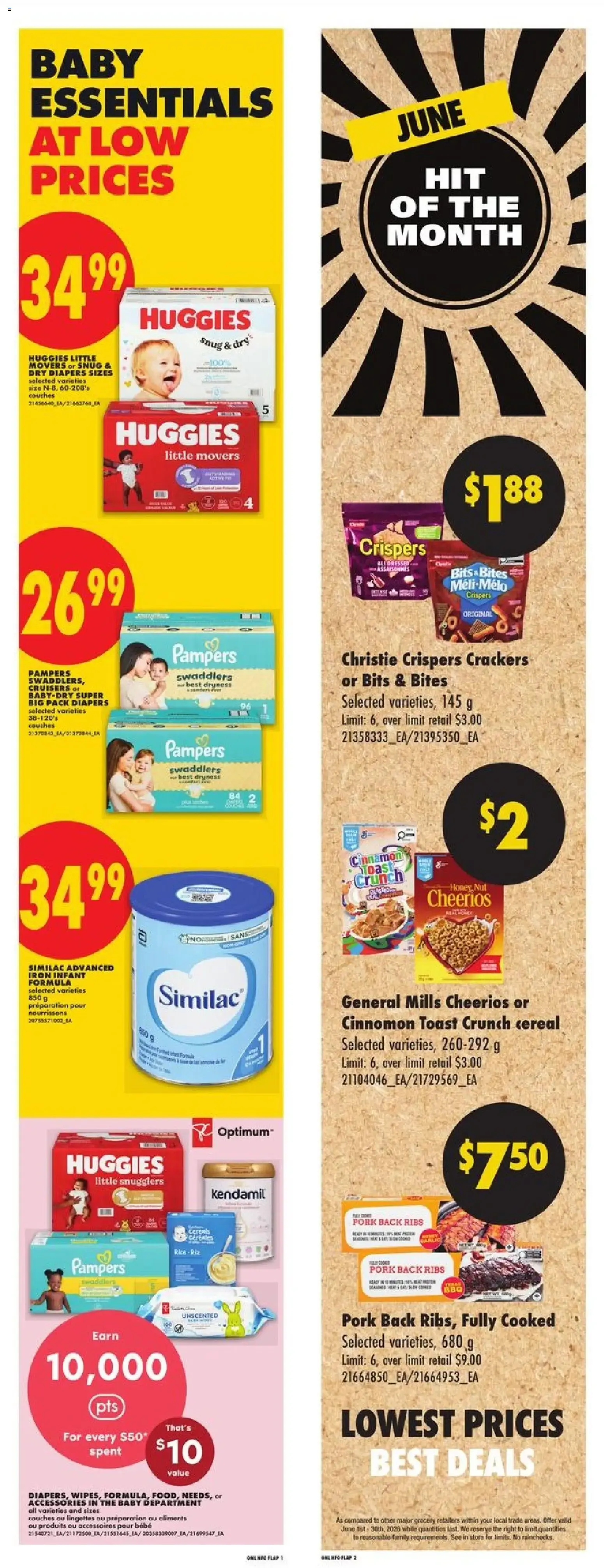 Baby Essentials & June Hit of the Month Deals from June 1 to June 30 2026 - flyer page 1