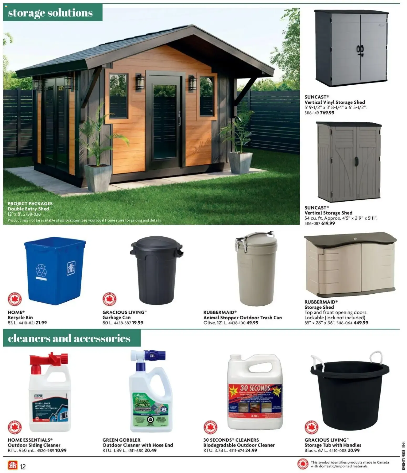 Home Hardware flyer - Fall and Winter from Aug 13, 2026 > weekly specials & deals from August 13 to November 4 2026 - flyer page 12