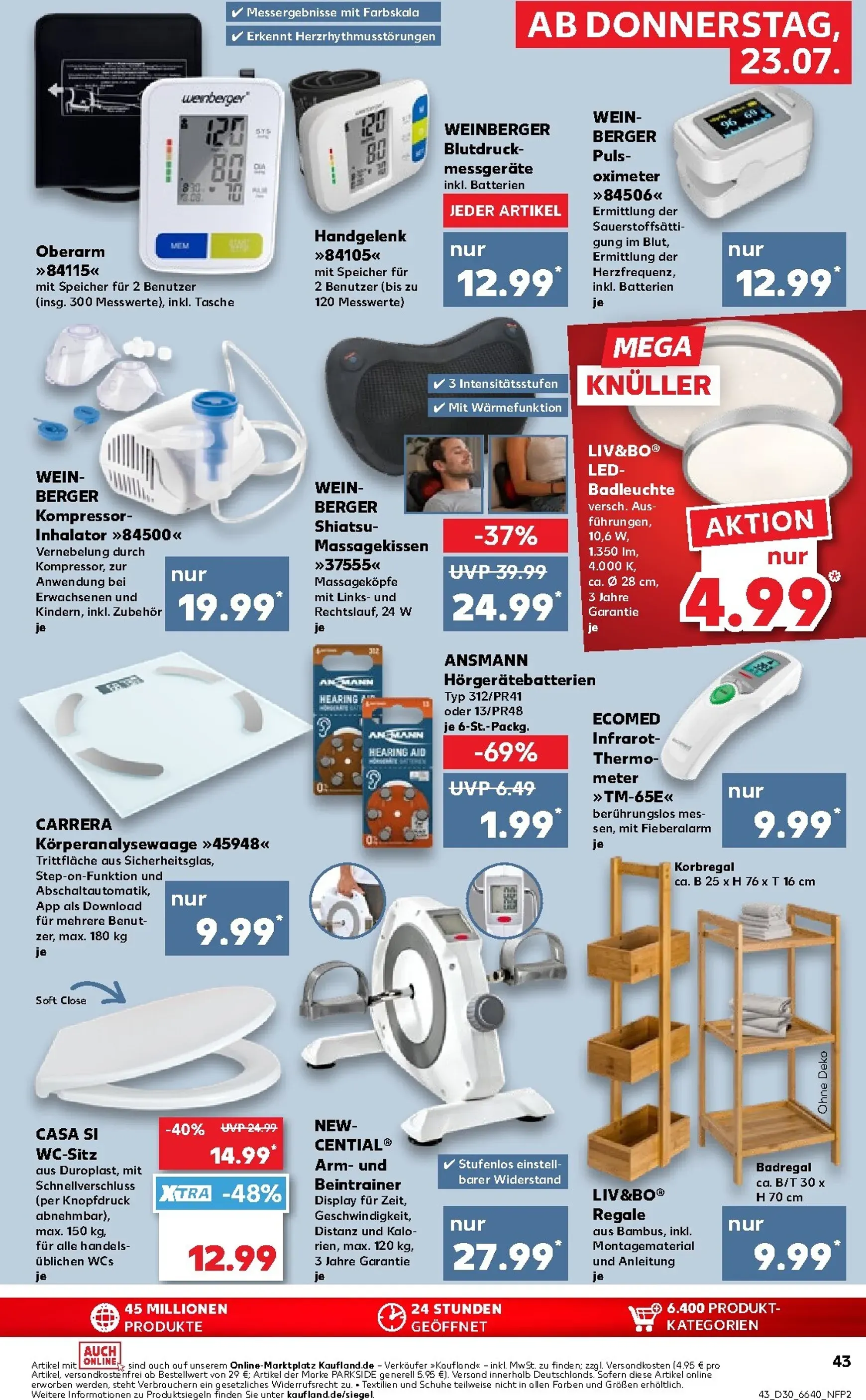 Kaufland Prospekt nächste Woche – von Donnerstag 23.07.2026 bis Mittwoch 29.07.2026 von 23. Juli bis 29. Juli 2026 - Prospekt seite 44