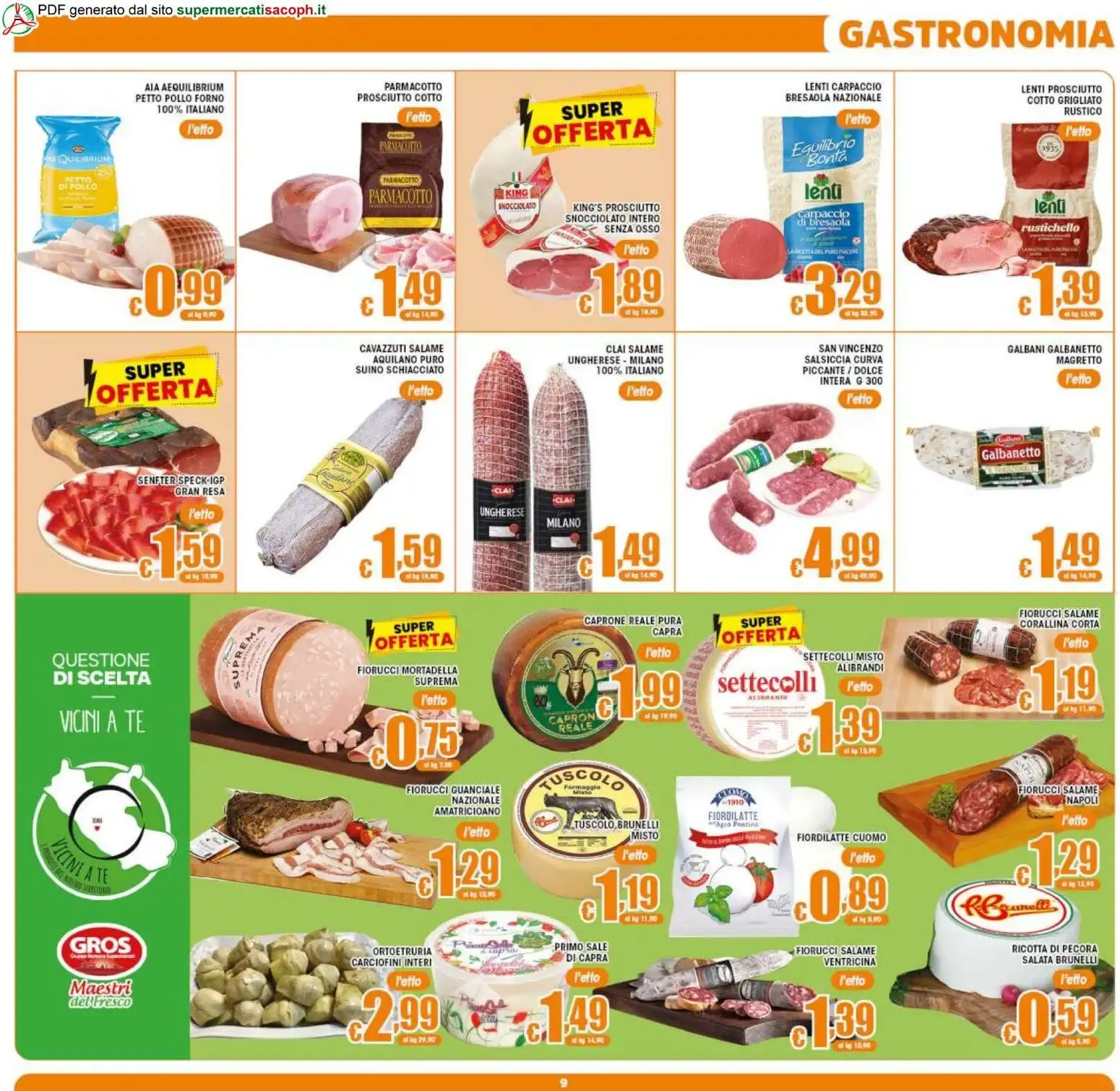 Sacoph volantino dal 01/07/2026 - online Offerte da 1 luglio a 9 luglio di 2026 - Pagina del volantino 9