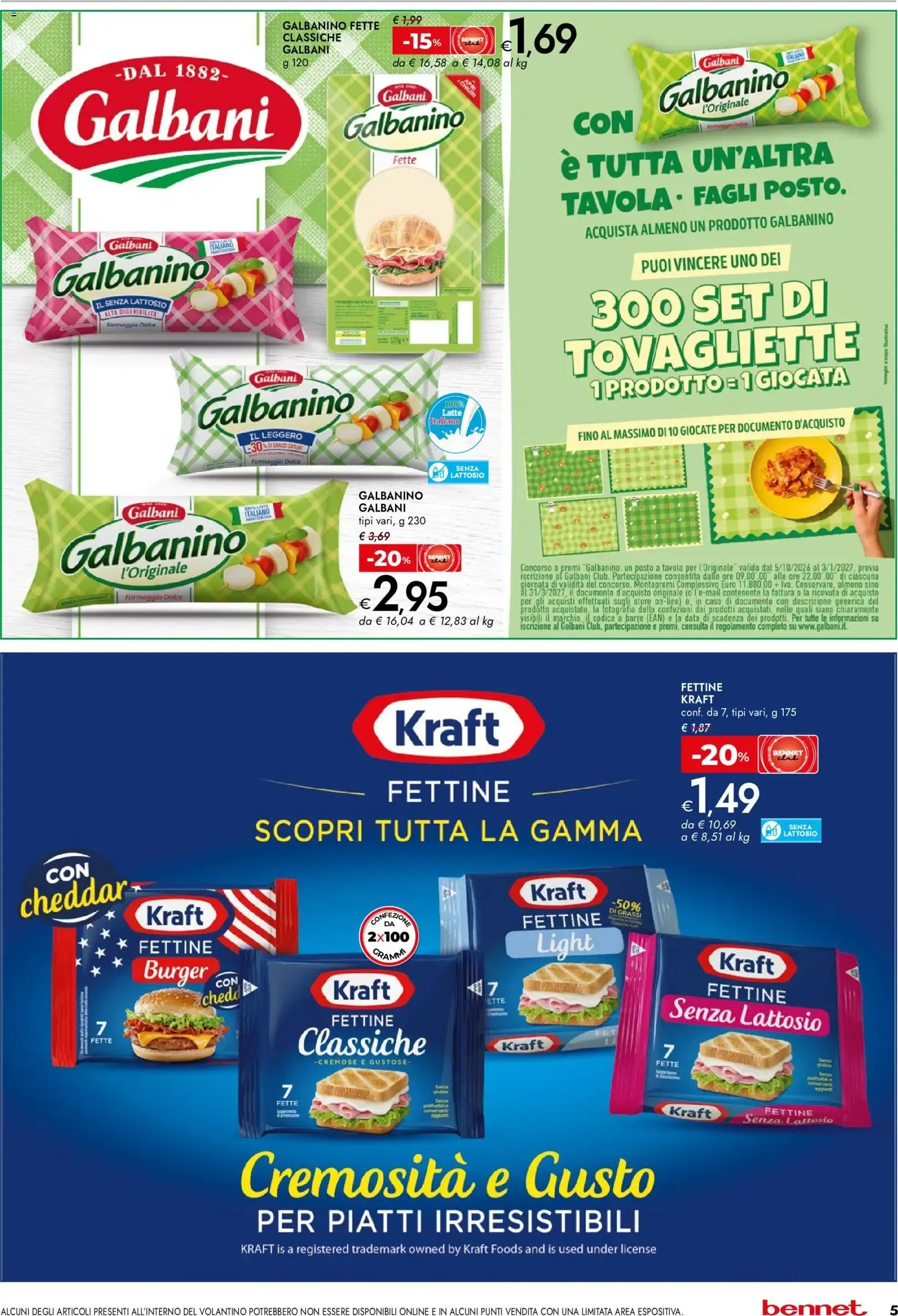 Nuovo bennet volantino Extra dal 22/10/2026 > offerte anteprima 🛍️ da 22 ottobre a 4 novembre di 2026 - Pagina del volantino 5