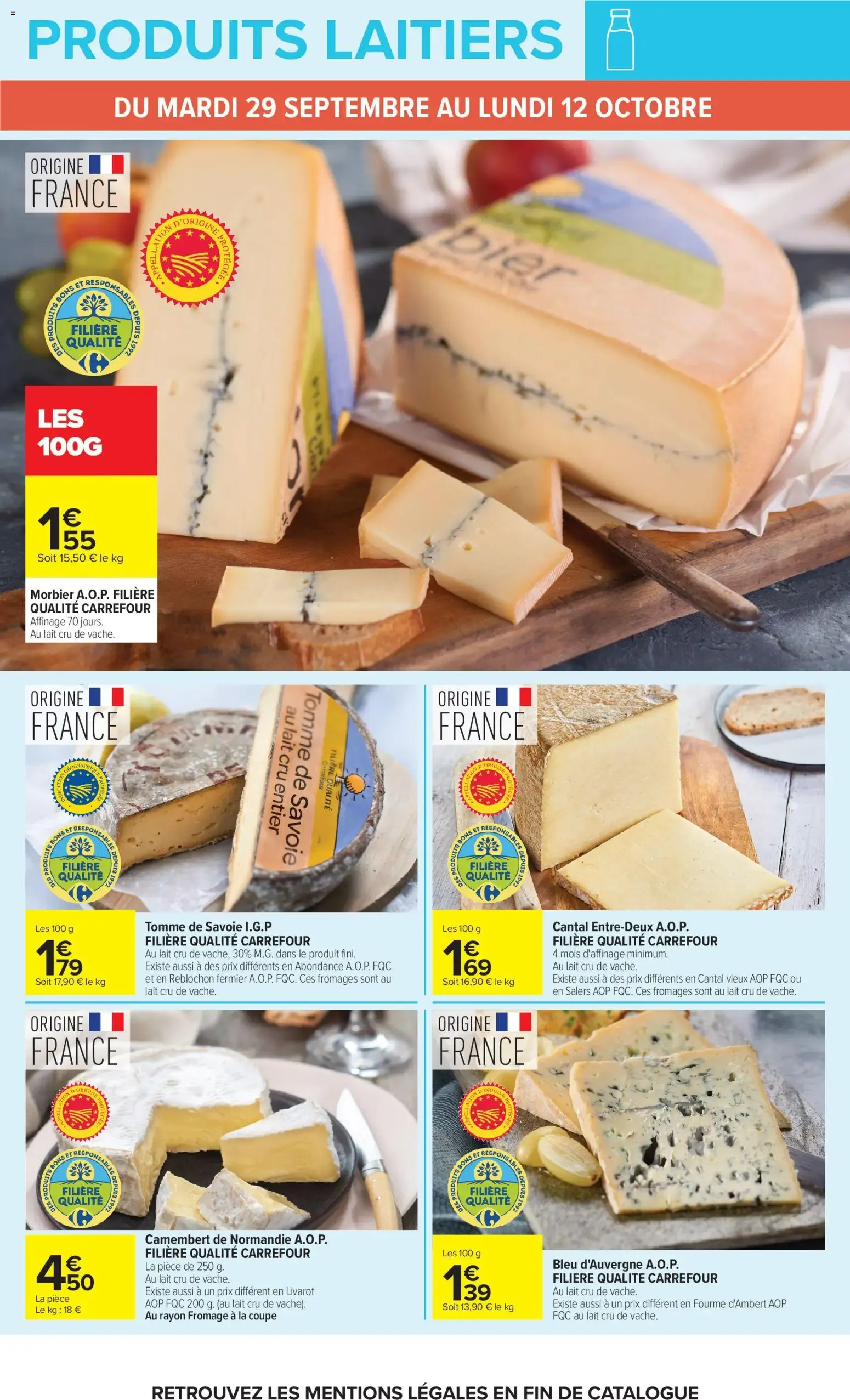 Carrefour Le mois monopoly produits laitiers à partir du 29/09/2026 - promo en ligne du 29 septembre au 12 octobre 2026 - Catalogue page 14