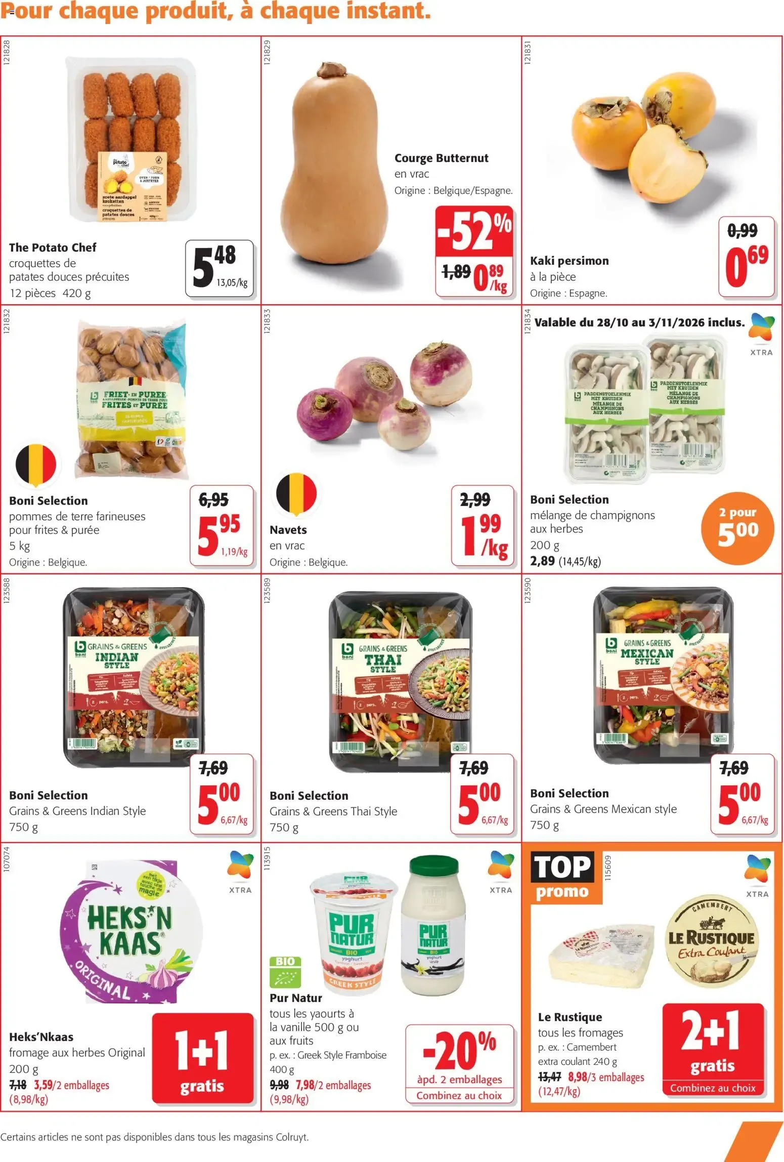 Colruyt Toutes les offres à partir du 21/10/2026 - promo en ligne du 21 octobre au 3 novembre 2026 - Catalogue page 11