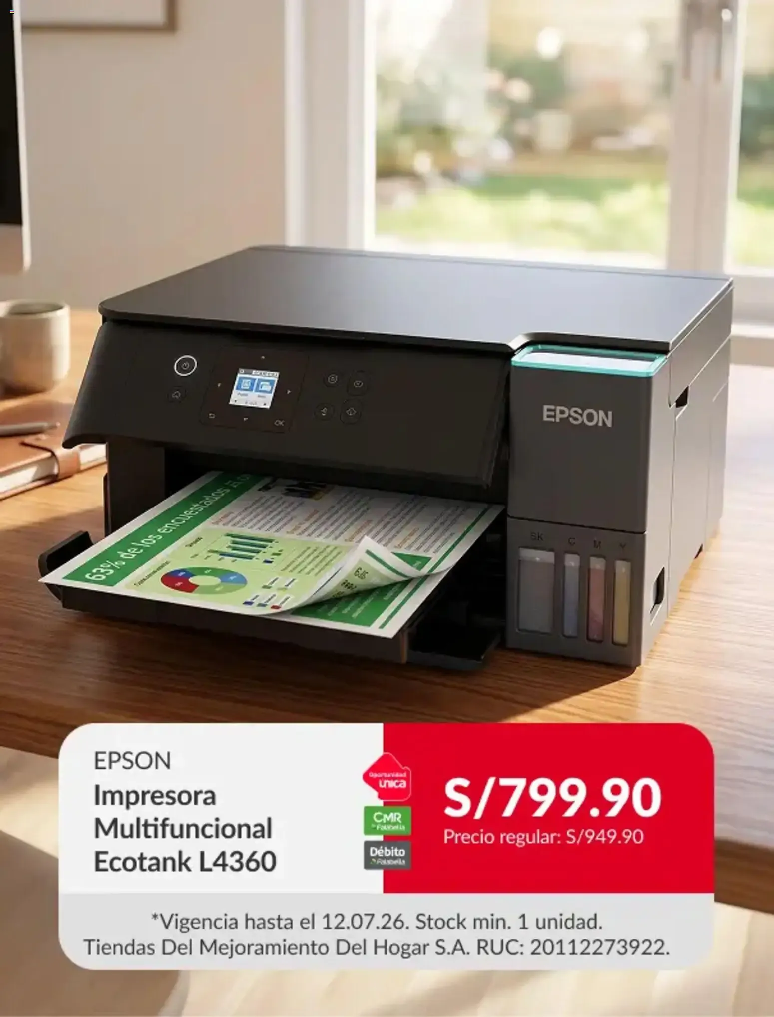 Catalogo de EPSON Impresora Multifuncional Ecotank L4360 6 de julio al 12 de julio 2026 - Pag 1