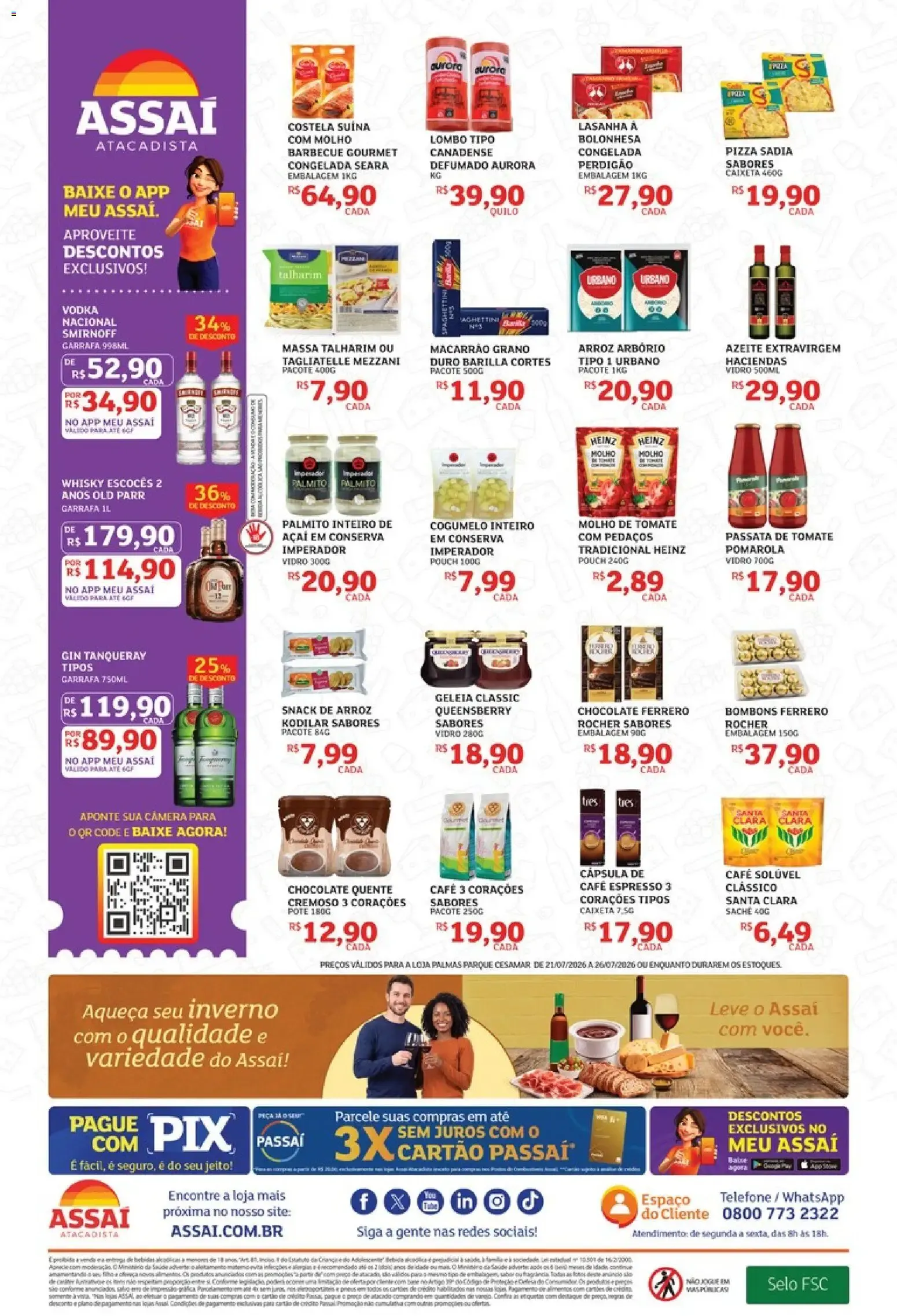 Encarte de Assaí Atacadista - Especial de INVERNO 21 de julho até 26 de julho 2026 - Pagina 2