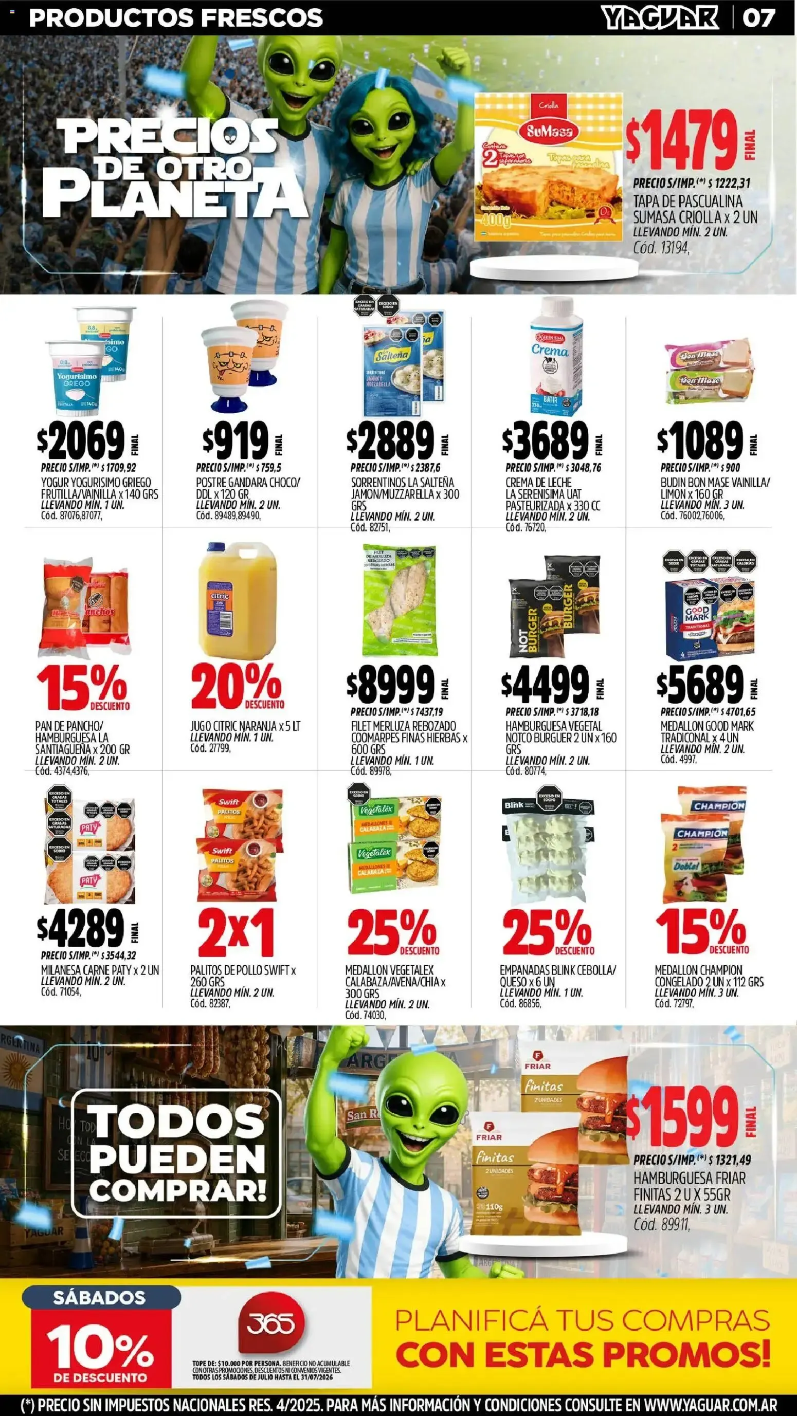 Ofertas de Yaguar - Oferta Semanal Parque Chacabuco del 29/06/2026 - 05/07/2026 29 de junio al 5 de julio 2026 - Página 7 del catálogo