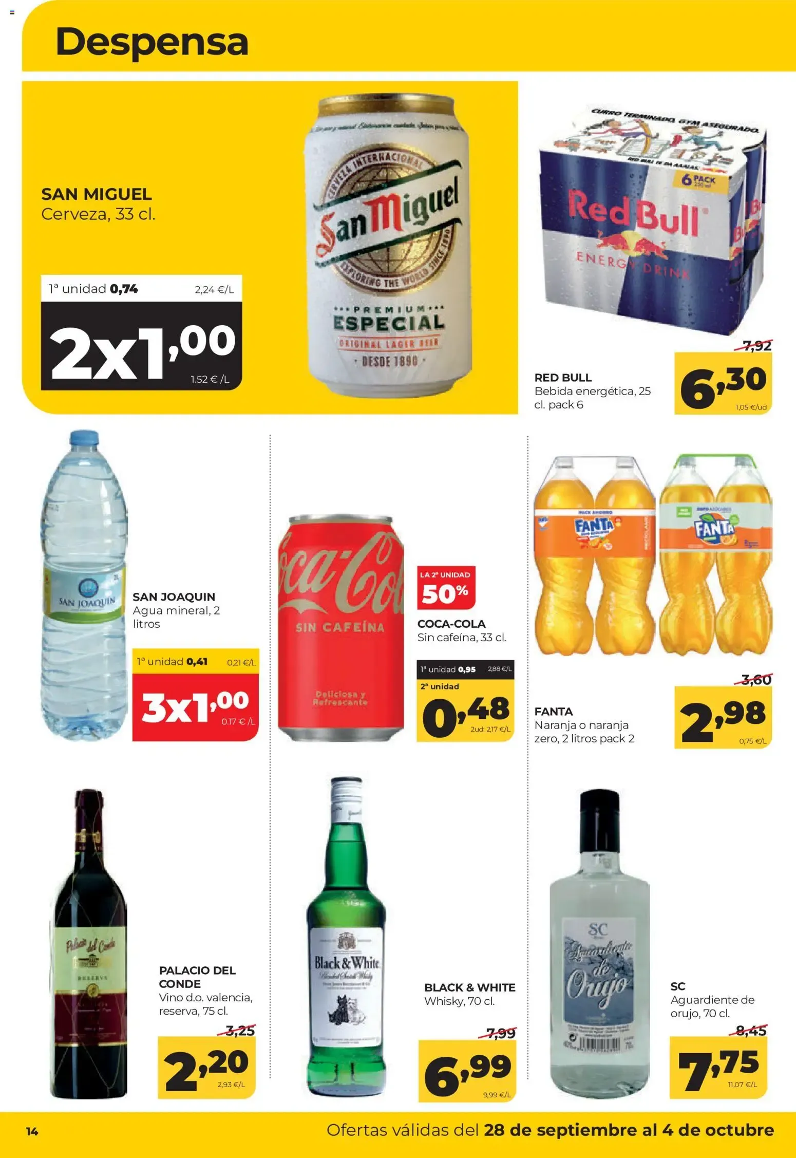 Catálogo de Alimerka folleto del 28/09/2026 | Catálogo 28 de septiembre al 4 de octubre 2026 - Página 14