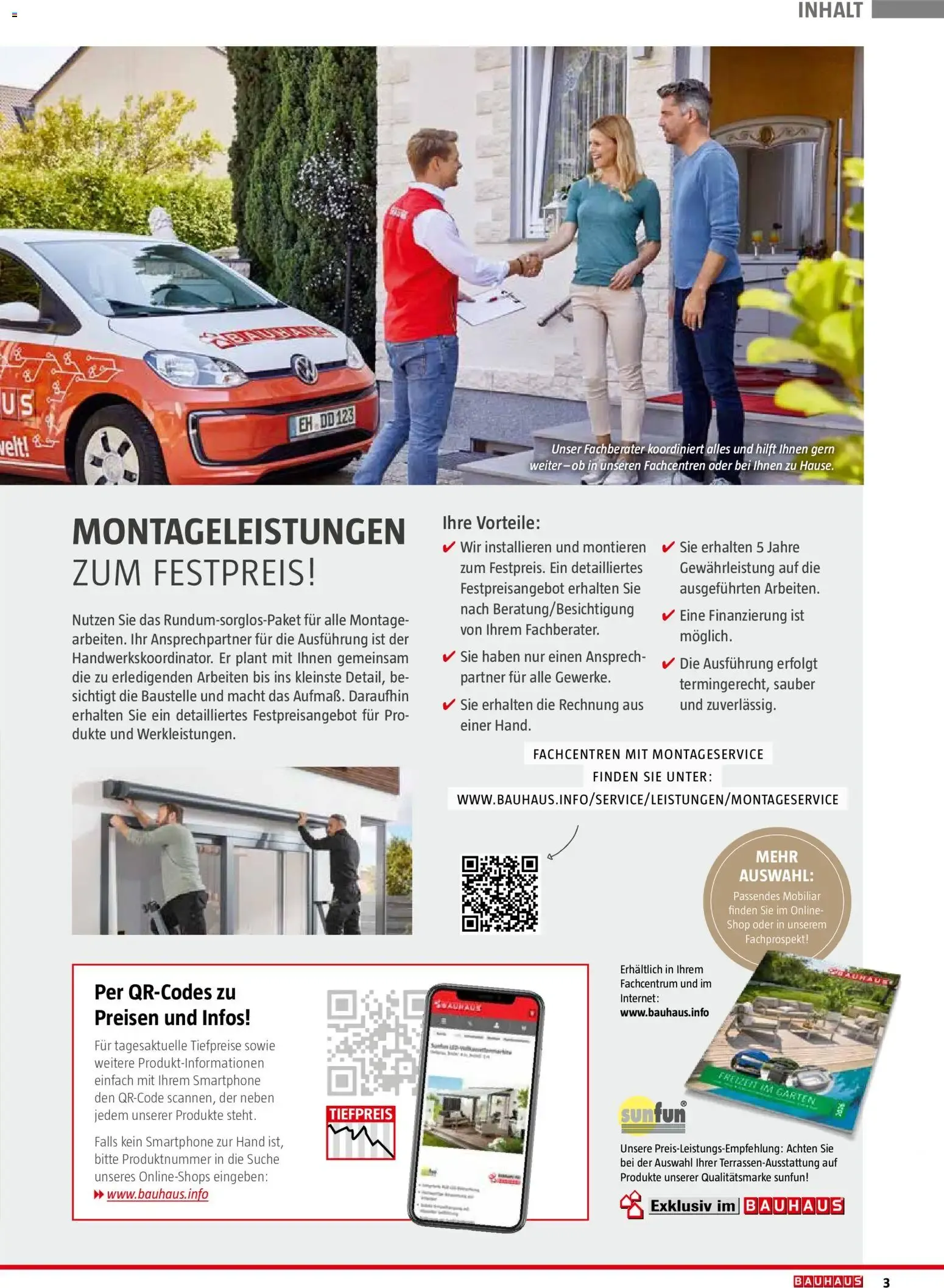 Bauhaus Markisen (ab 30.06.2026) zum Blättern von 30. Juni bis 31. Dezember 2026 - Prospekt seite 3