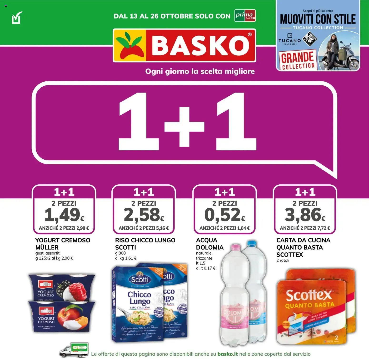 Basko 1+1 Ofertas da 13 ottobre a 26 ottobre di 2026 - Pagina del volantino 1