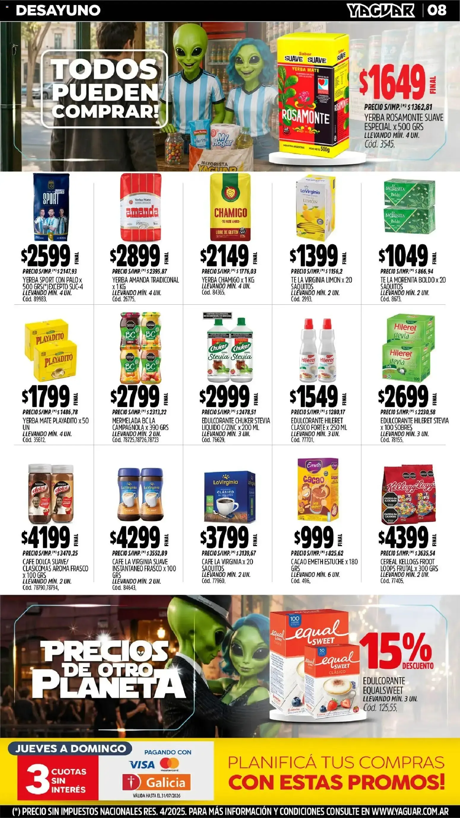 Ofertas de Mayorista Yaguar - Precios de Otro Planeta - Ofertas para Trelew 29 de junio al 5 de julio 2026 - Página 10 del catálogo