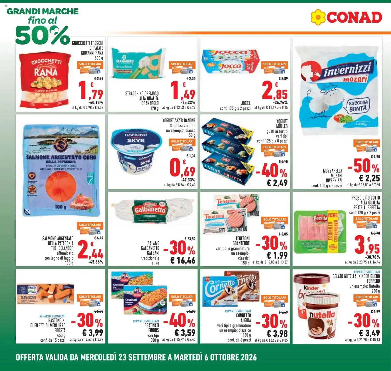 Anteprima volantino Conad dal 23/09/2026 prossima settimana da 23 settembre a 6 ottobre di 2026 - Pagina del volantino 4
