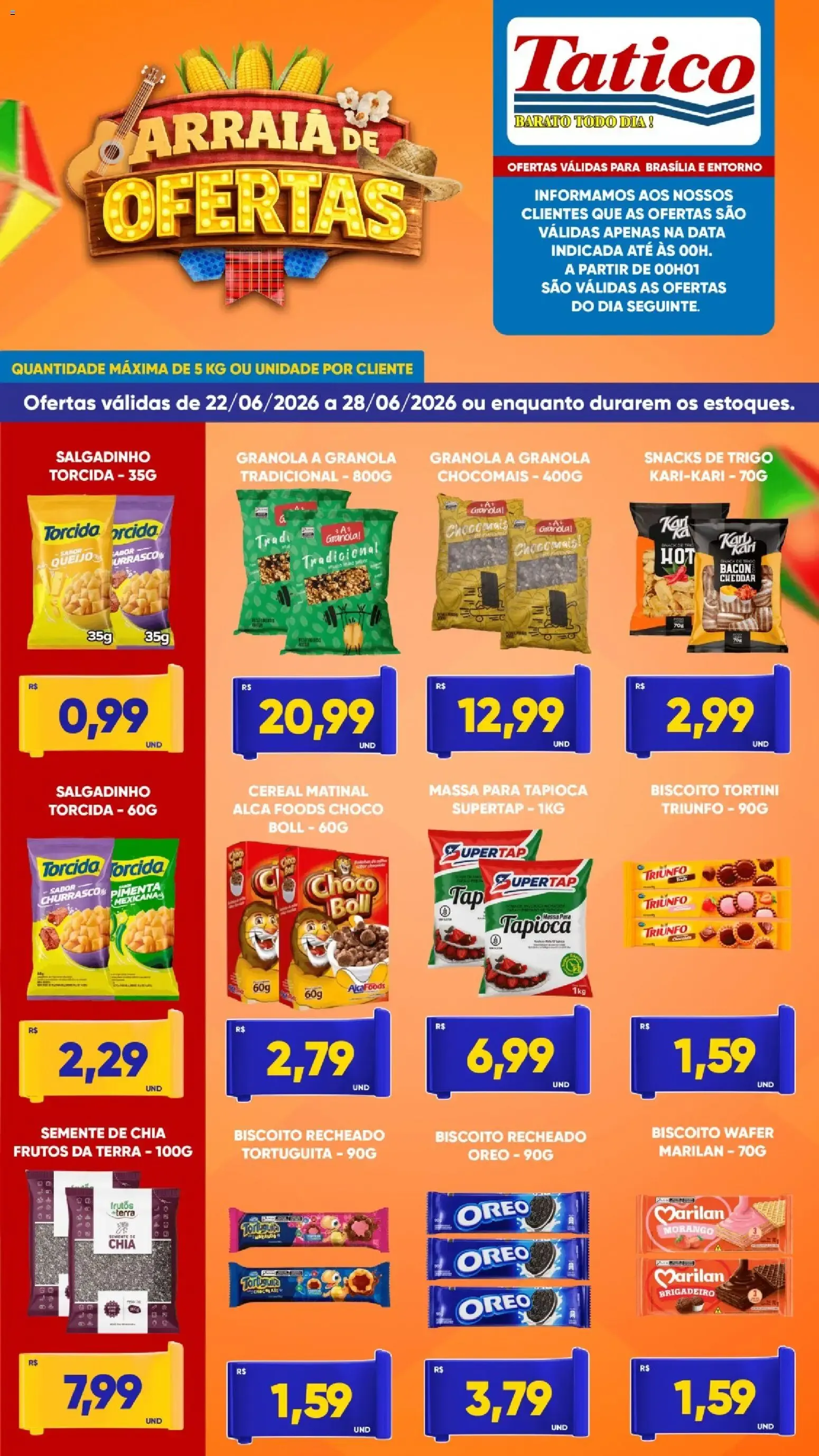 Encarte de Tatico - Arraia de Ofertas 22 de junho até 28 de junho 2026 - Pagina 6