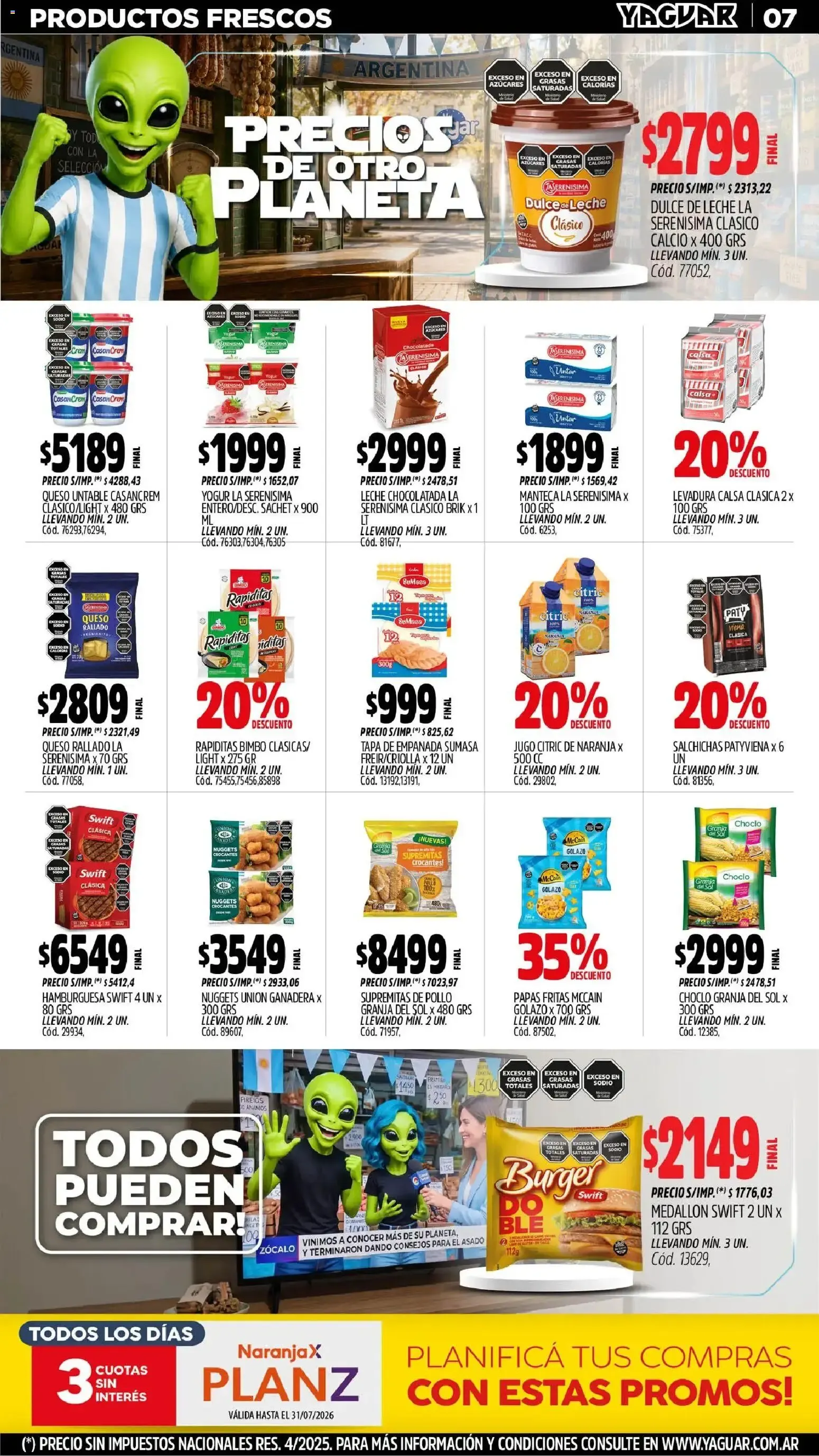 Ofertas de Yaguar - Oferta Semanal Parque Chacabuco del 29/06/2026 - 05/07/2026 29 de junio al 5 de julio 2026 - Página 8 del catálogo