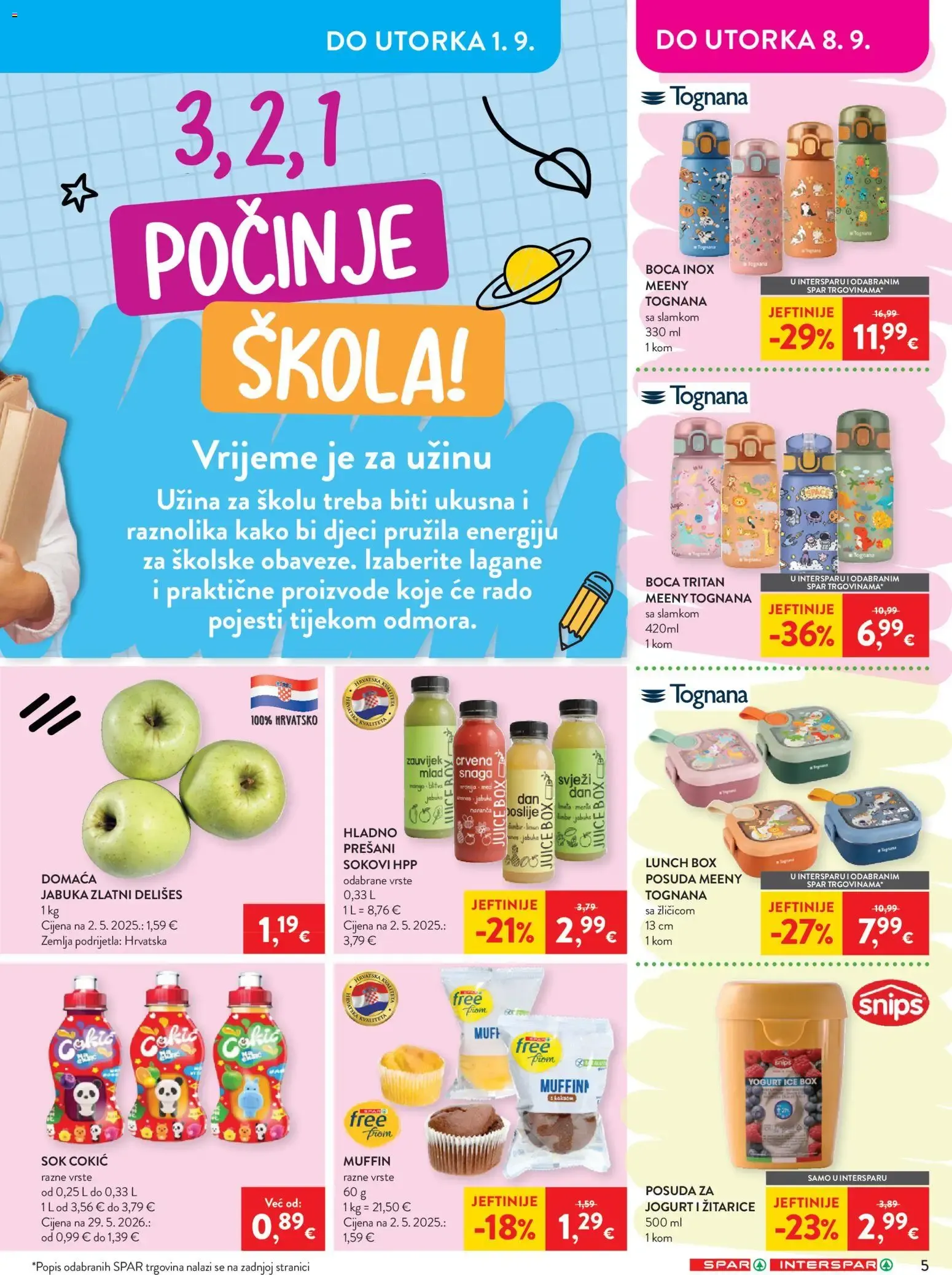 Katalog Interspar Katalog akcija od 26.08.2026 od 26. kolovoza do 1. rujna 2026. - Pregled Stranica 5