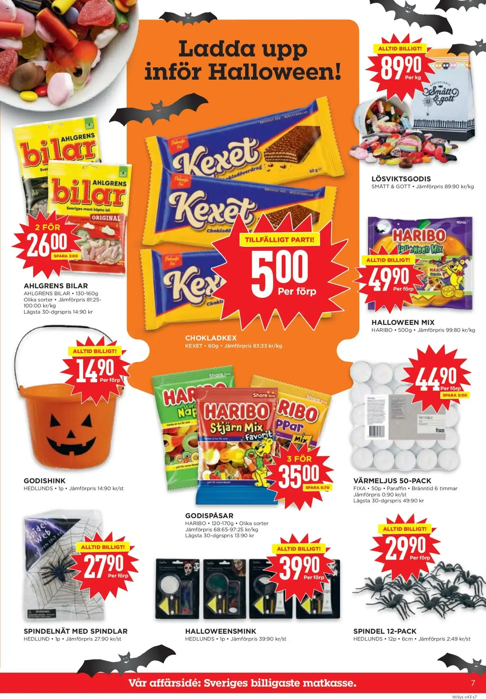 Willys erbjudanden från 19/10/2026 - 25/10/2026 > Reklamblad nuvarande rabatter från 19 oktober till 25 oktober 2026 - Reklamblad sidor 7