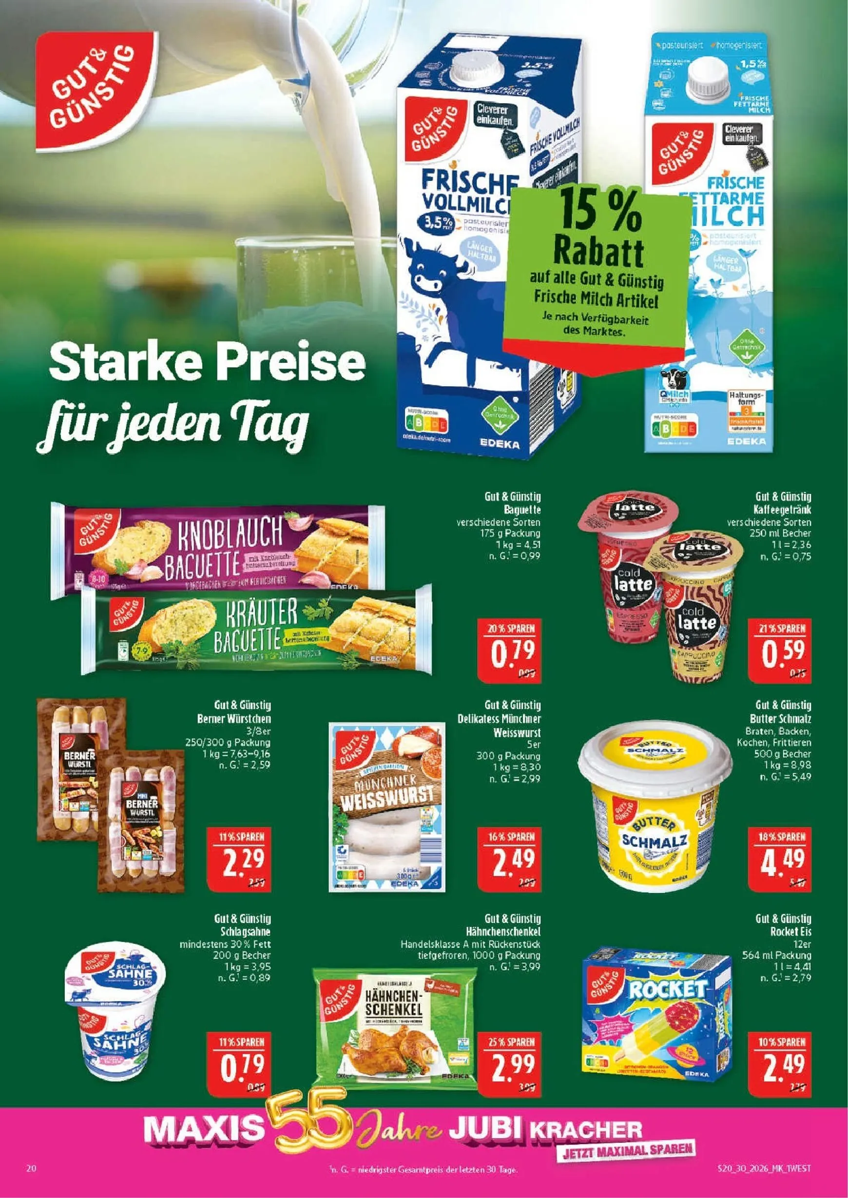 Marktkauf Prospekt – von Montag 20.07.2026 bis Samstag 25.07.2026 von 20. Juli bis 25. Juli 2026 - Prospekt seite 20