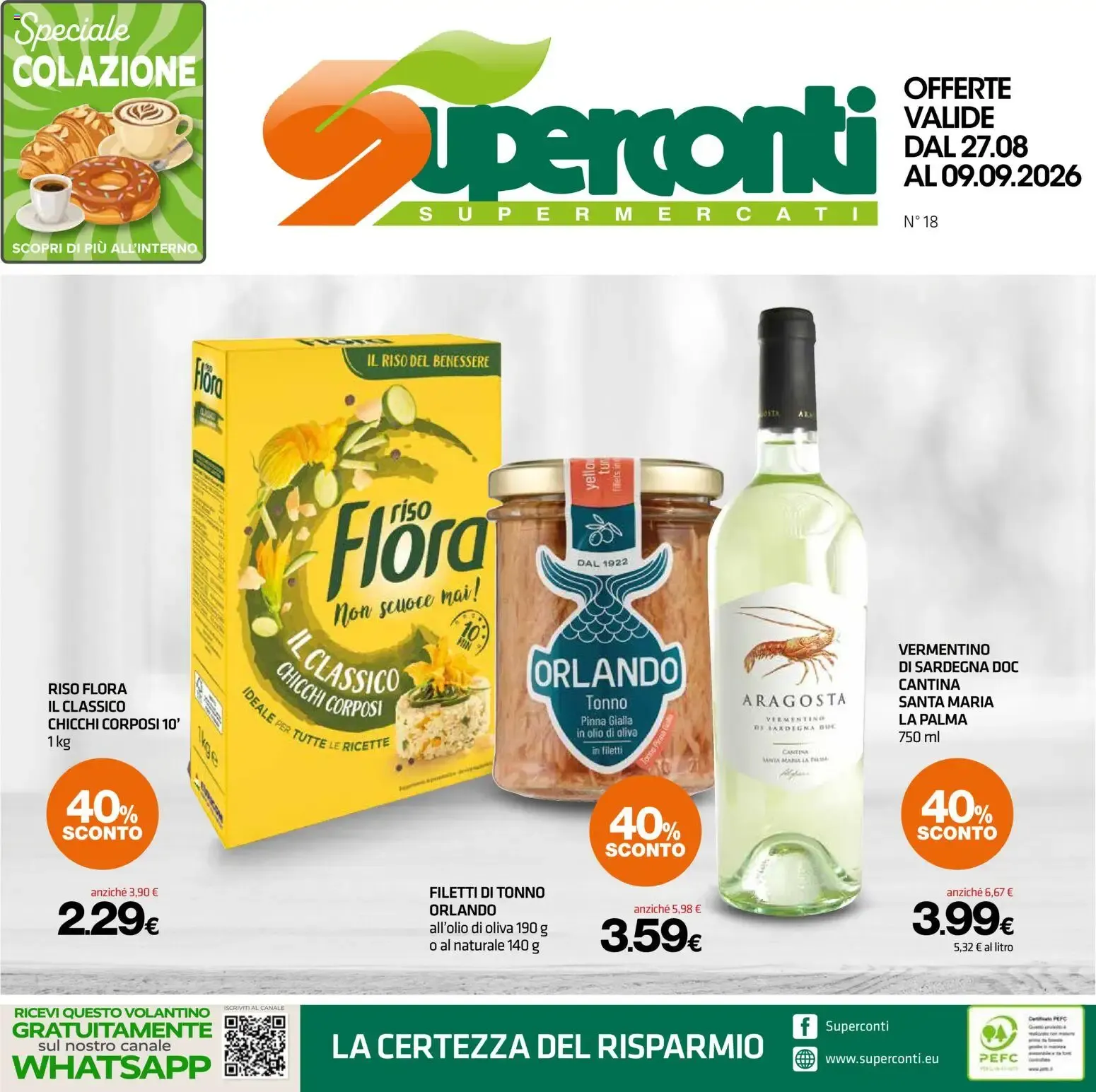 Superconti volantino dal 27/08/2026 - online Offerte da 27 agosto a 9 settembre di 2026 - Pagina del volantino 1