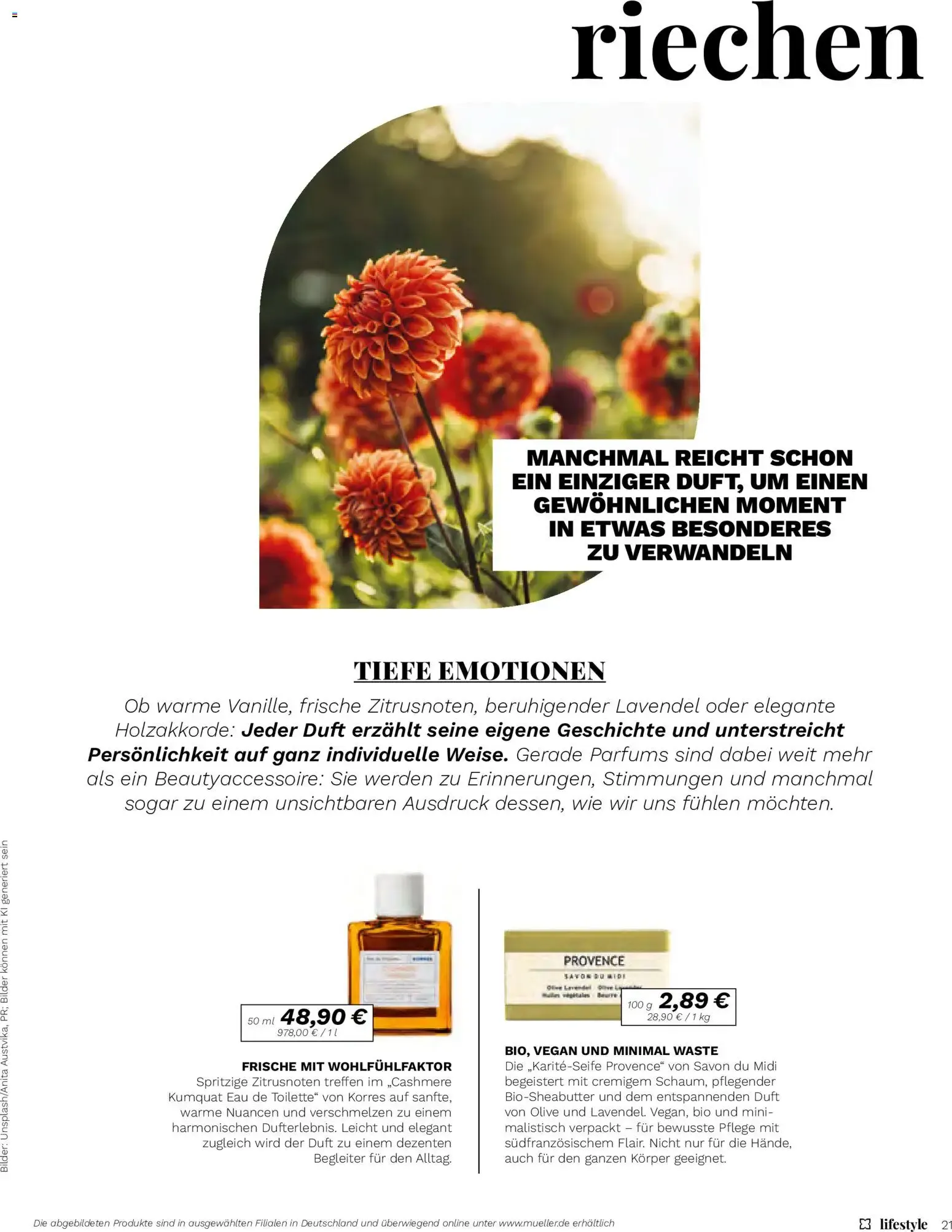 Müller lifestyle IHR WOHLFÜHL-MAGAZIN von 1. September bis 31. Oktober 2026 - Prospekt seite 22