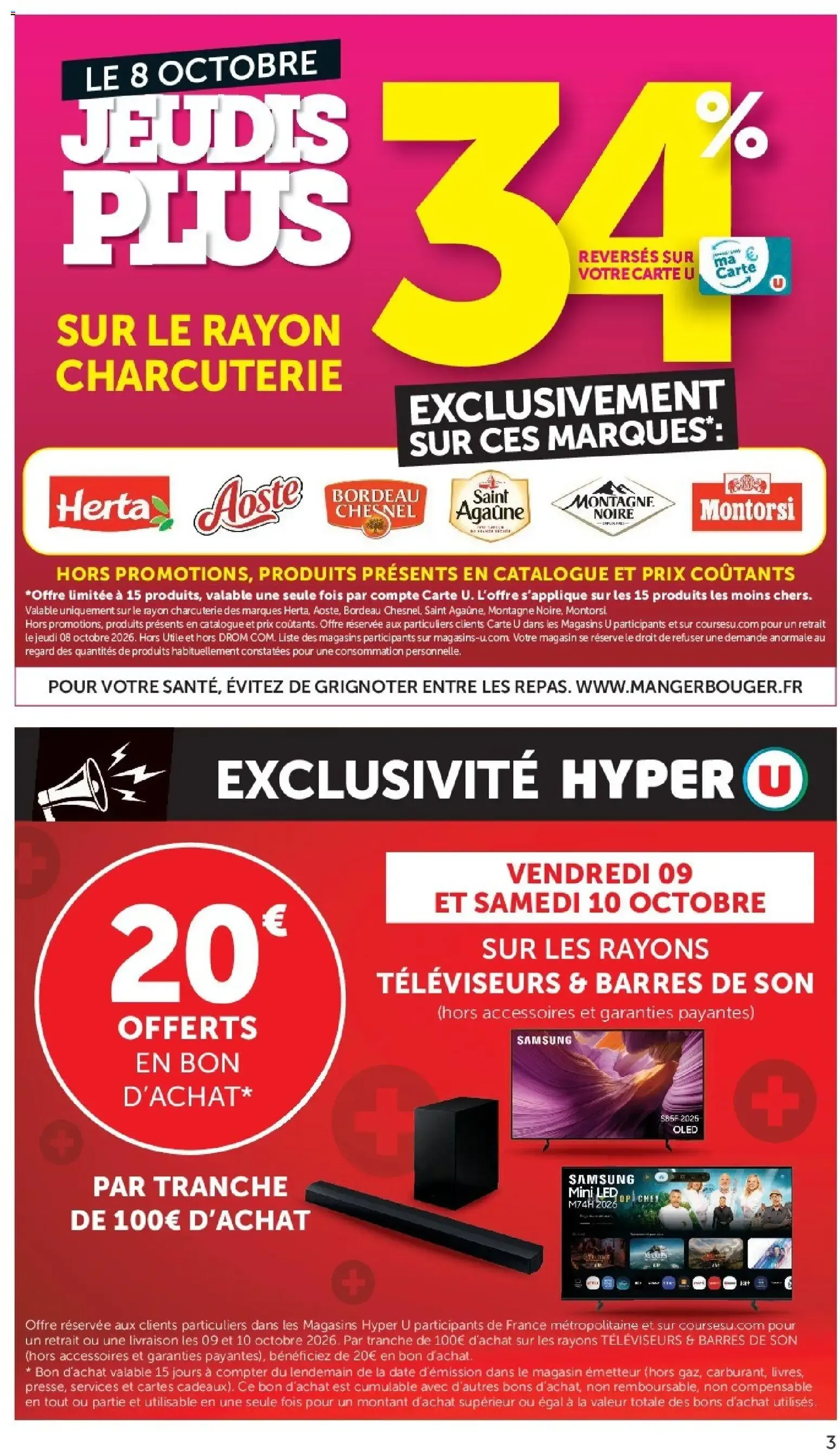 Hyper U catalogue à partir du 06/10/2026 - promo en ligne du 6 octobre au 18 octobre 2026 - Catalogue page 3