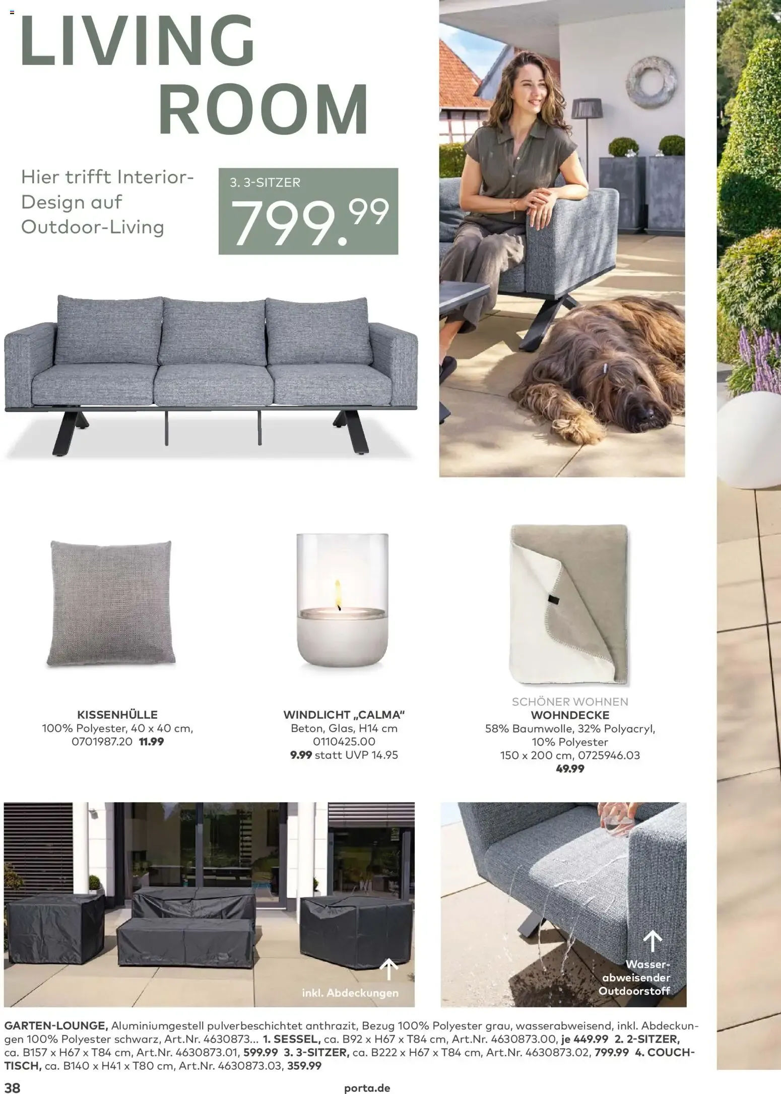 Porta! Gartenmöbel Katalog (ab 01.03.2026) zum Blättern von 1. März bis 31. August 2026 - Prospekt seite 37
