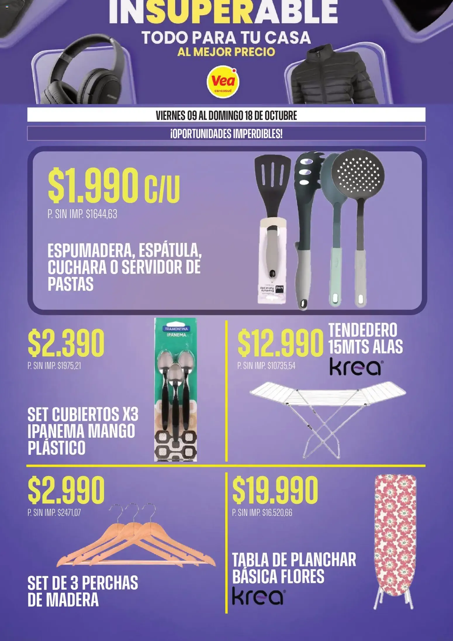 Ofertas de Vea - InSuperables Especial para tu casa del 09/10/2026 - 18/10/2026 9 de octubre al 18 de octubre 2026 - Página 7 del catálogo