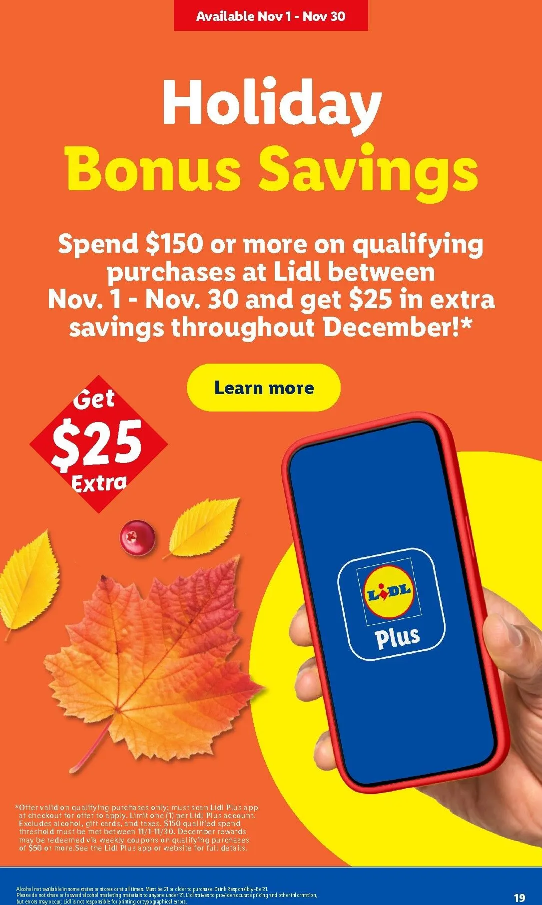 Weekly ad Future Lidl flyer valid from Wednesday 10/28/2026 to Tuesday 11/03/2026 from October 28 to November 3 2026 - Page 19