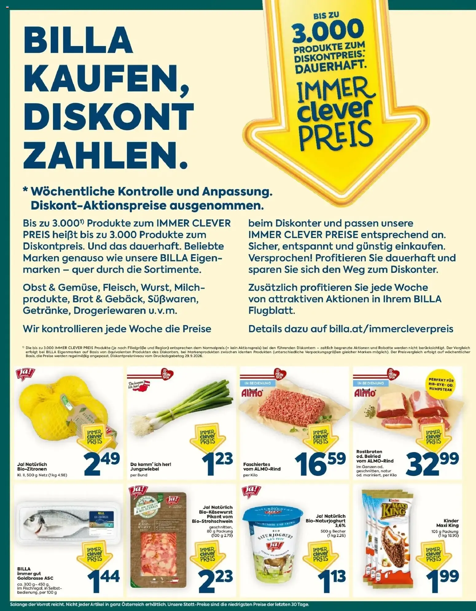 Billa Plus Flugblatt - Amstetten-Niederösterreich von 15.10.2026 - Aktuelle Angebote von 15. Oktober bis 21. Oktober 2026 - Flugblätt seite  2
