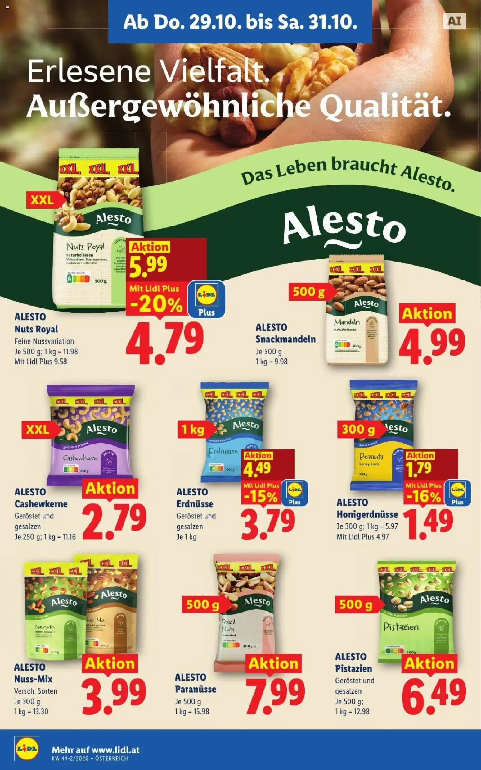 Lidl Flugblatt ab 29.10.2026 - Angebote ab donnerstag von 29. Oktober bis 31. Oktober 2026 - Flugblätt seite  16