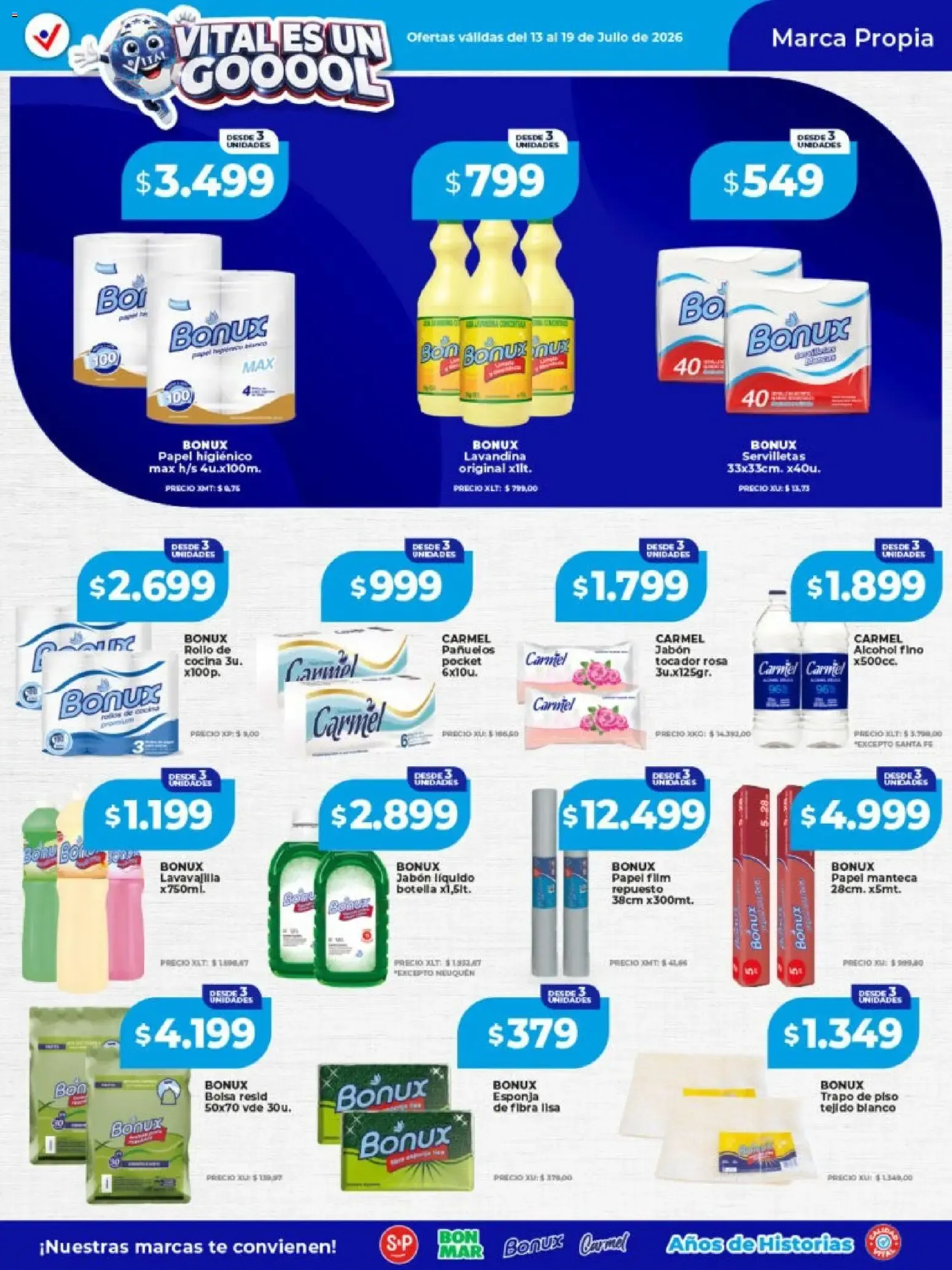 Ofertas de Vital es un Goooool: Ofertas de la Semana en Nuestras Marcas 6 de julio al 12 de julio 2026 - Página 3 del catálogo