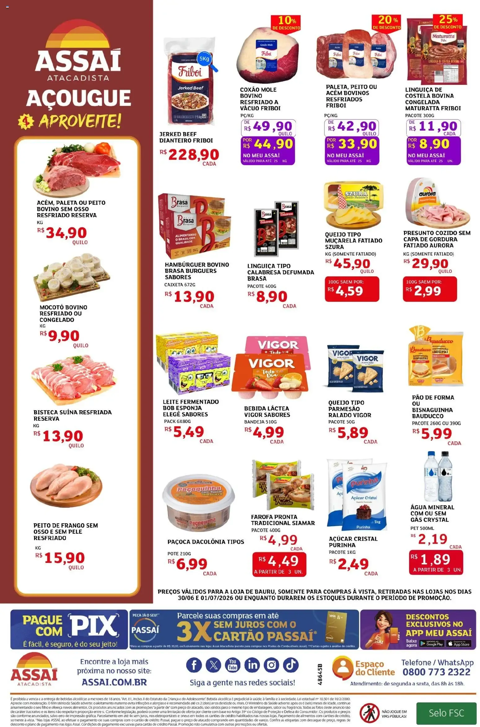 Encarte de Assaí Atacadista ofertas - SP de 30/06/2026 | Promoções Online 30 de junho até 1 de julho 2026 - Pagina 2