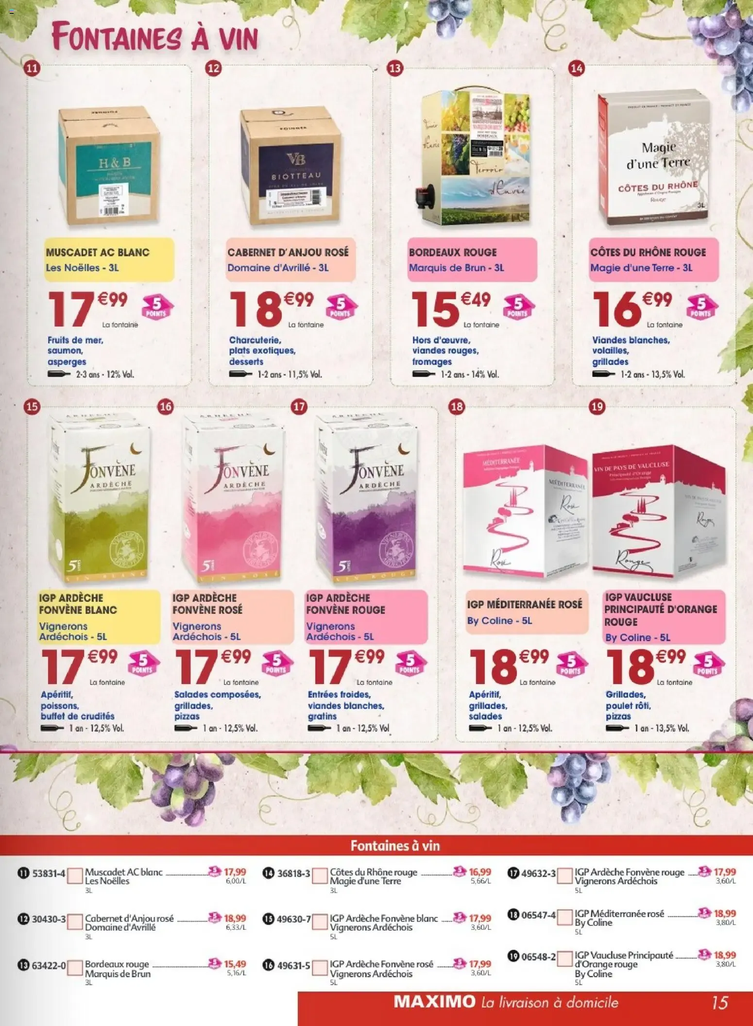 Maximo catalogue epicerie à partir du 28/09/2026 - promo en ligne du 28 septembre au 25 octobre 2026 - Catalogue page 15