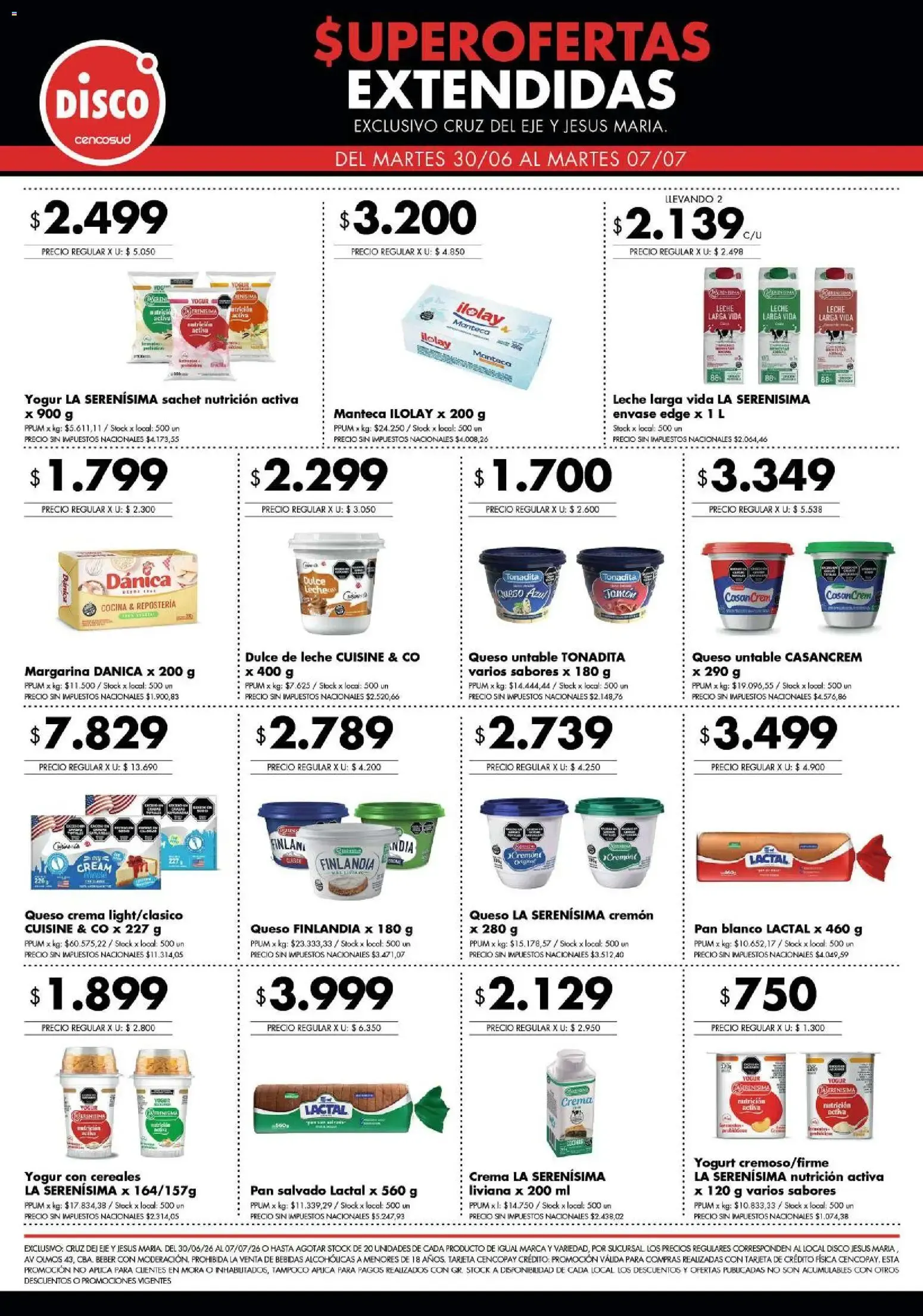 Ofertas de Disco Superofertas Extendidas 30 de junio al 7 de julio 2026 - Página 6 del catálogo