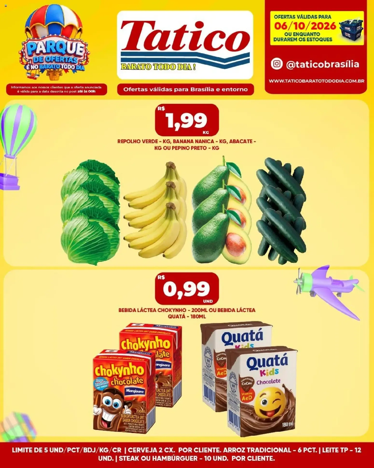 Encarte de Tatico ofertas do Dia de 06/10/2026 | Promoções Online 6 de outubro até 6 de outubro 2026 - Pagina 1