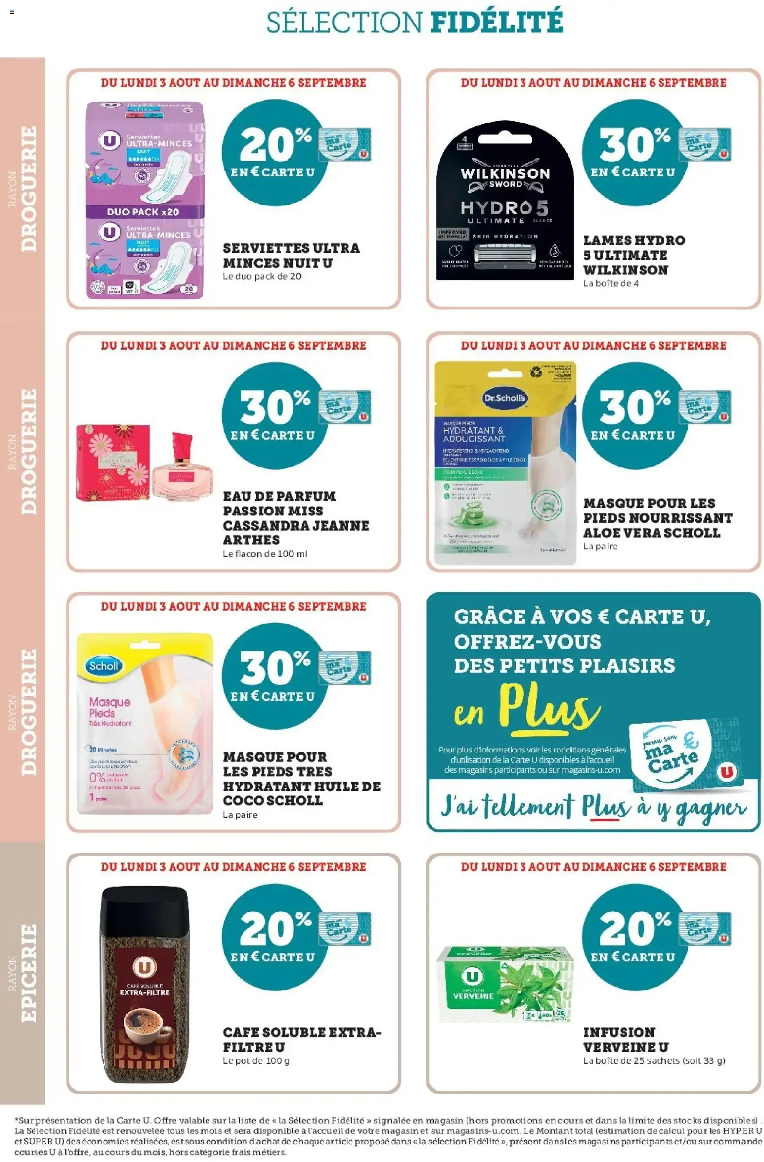 Super U - Ma sélection Carte U Aout à partir du 03/08/2026 - promo en ligne du 3 août au 6 septembre 2026 - Catalogue page 14