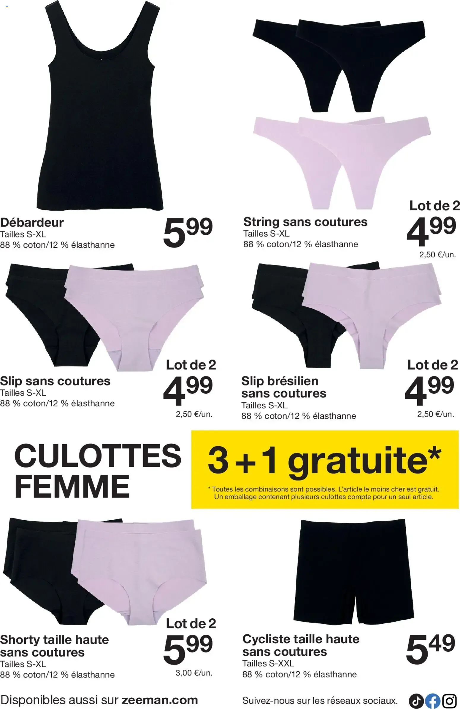 Zeeman - Promoción Ropa Interior Femenina du 13 juin au 26 juin 2026 - Catalogue page 14