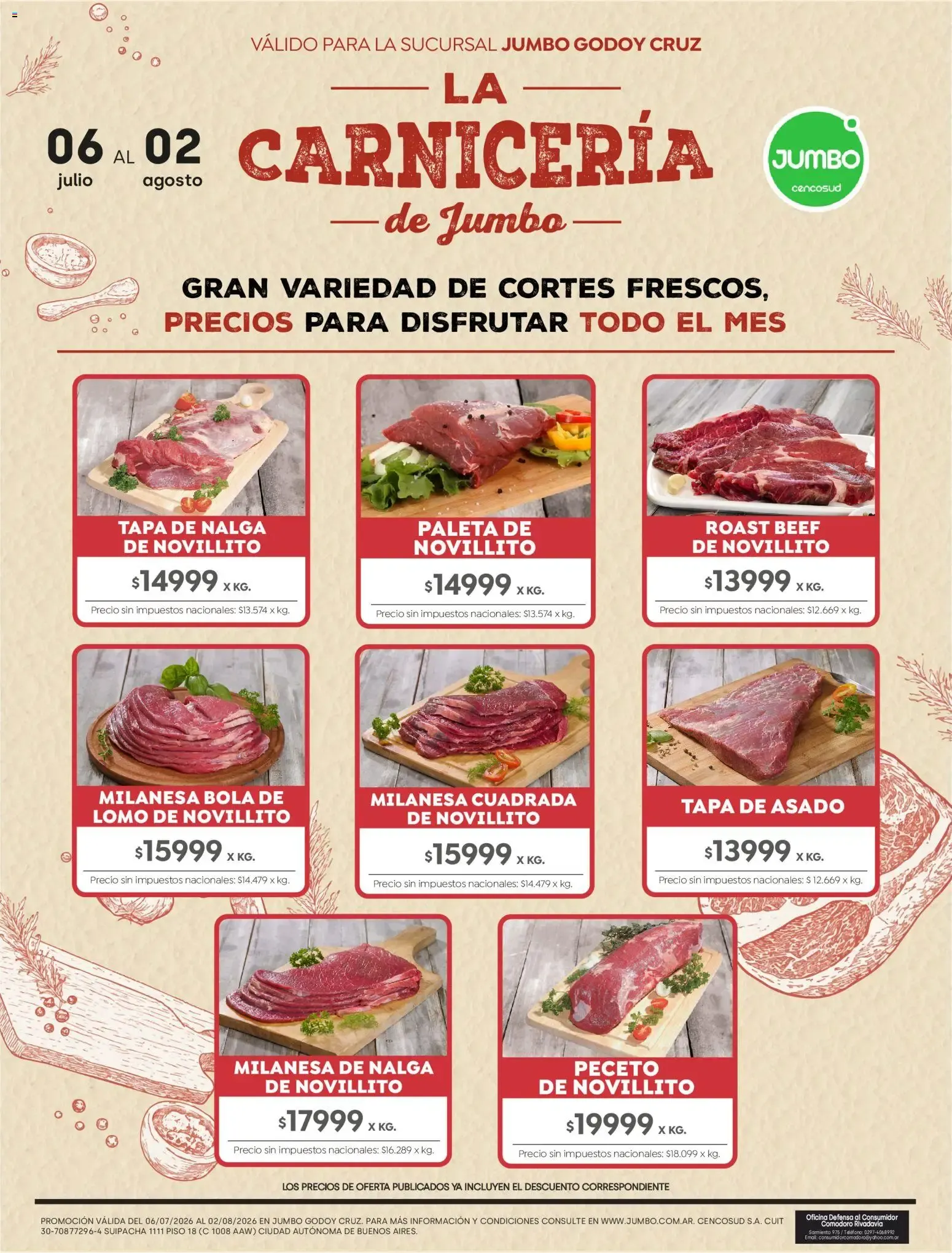 Ofertas de Jumbo - La Carnicería de Jumbo del 06/07/2026 - 02/08/2026 6 de julio al 2 de agosto 2026 - Página 2 del catálogo
