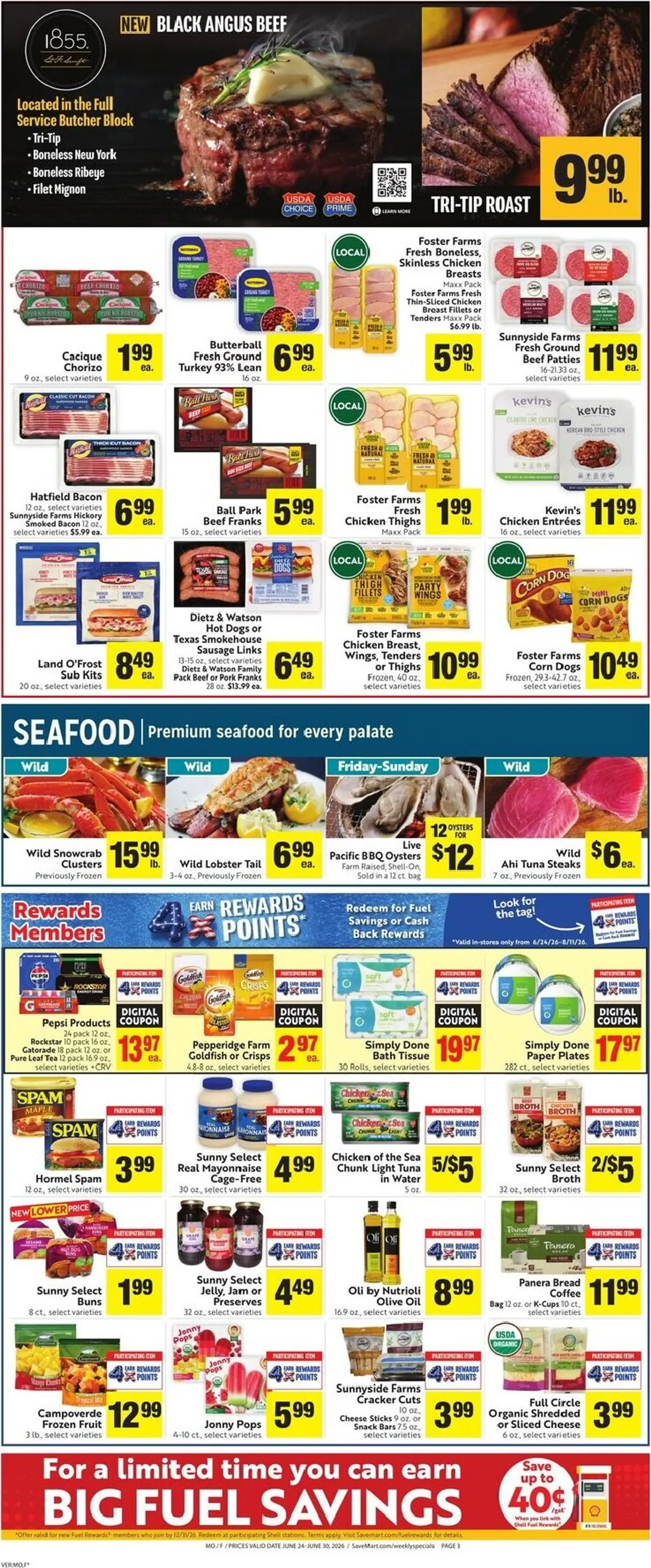 Weekly ad Save Mart Member Prices Brochure from June 24 to June 30 2026 - Page 3