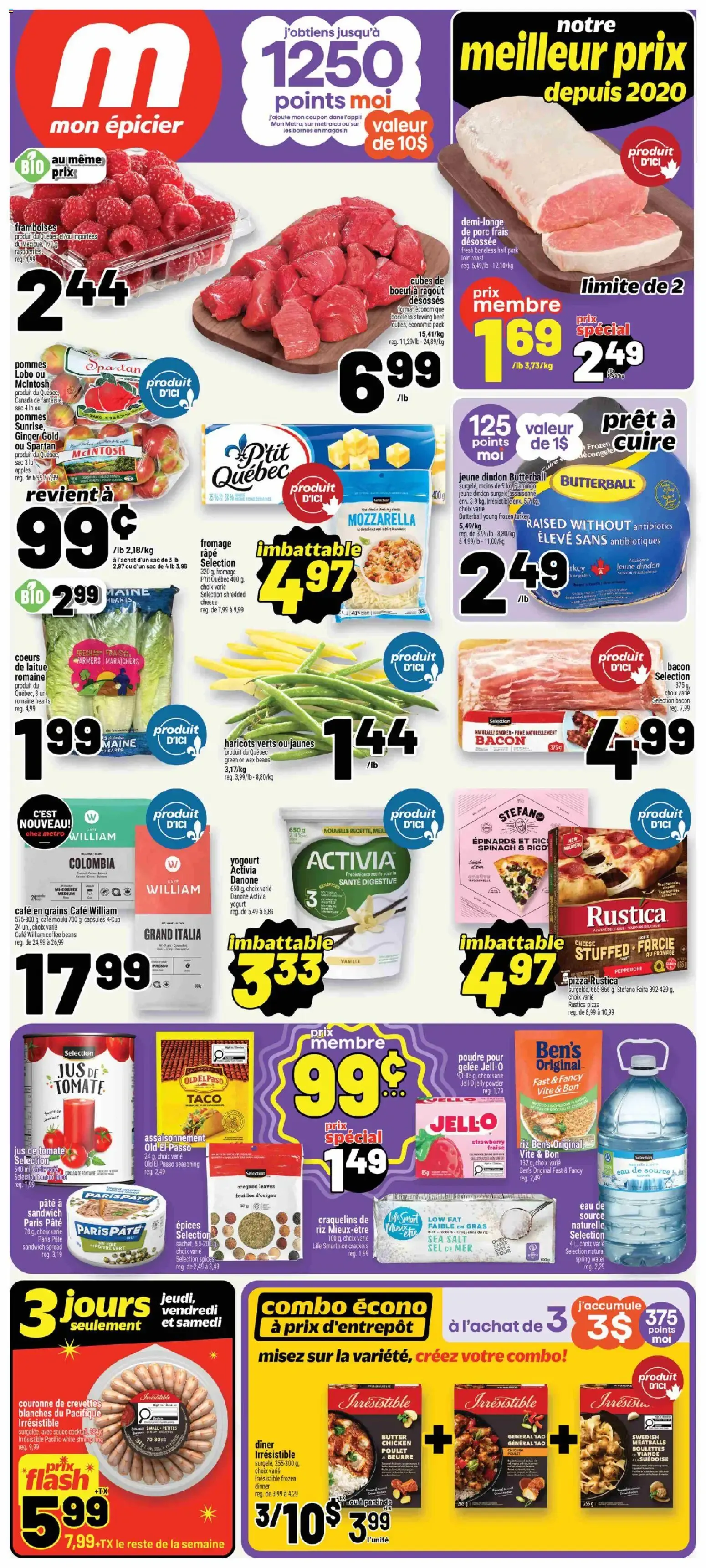 Metro circulaire - Mon épicier from Sep 24, 2026 > weekly specials & deals from September 24 to September 30 2026 - flyer page 1